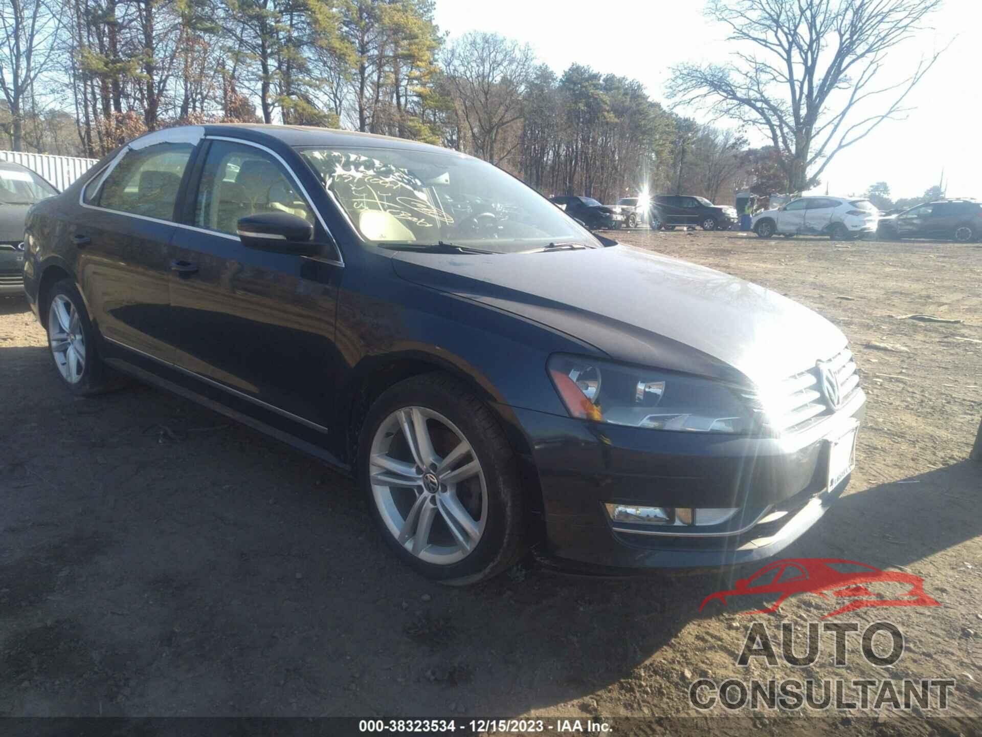 VOLKSWAGEN PASSAT 2013 - 1VWBN7A31DC043520