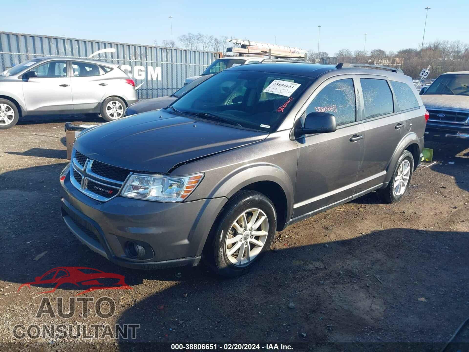 DODGE JOURNEY 2017 - 3C4PDCBG4HT510302