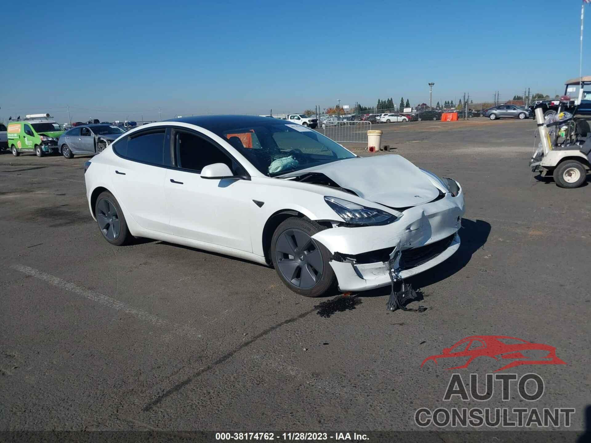 TESLA MODEL 3 2022 - 5YJ3E1EB3NF262859