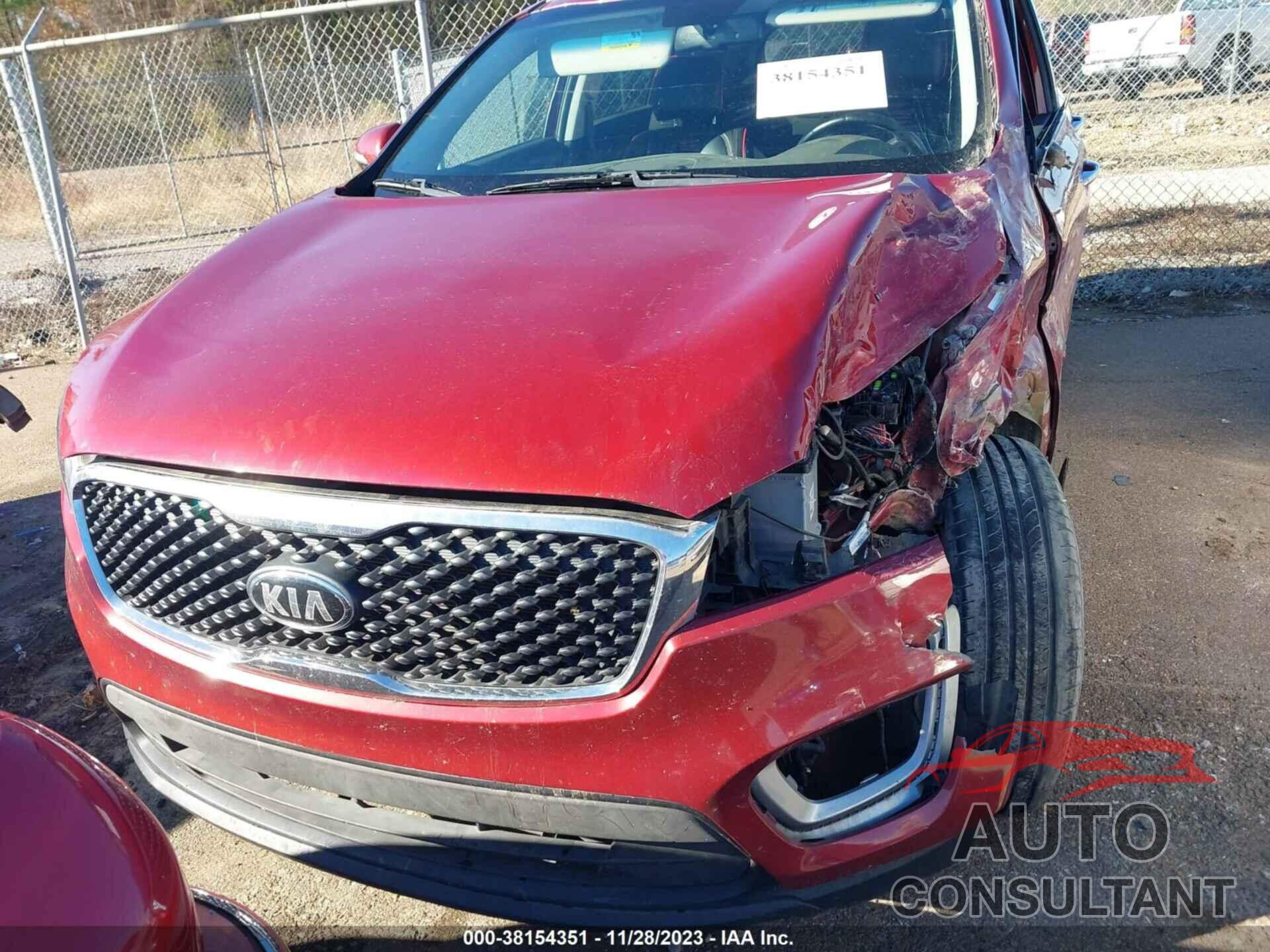 KIA SORENTO 2017 - 5XYPG4A36HG212823