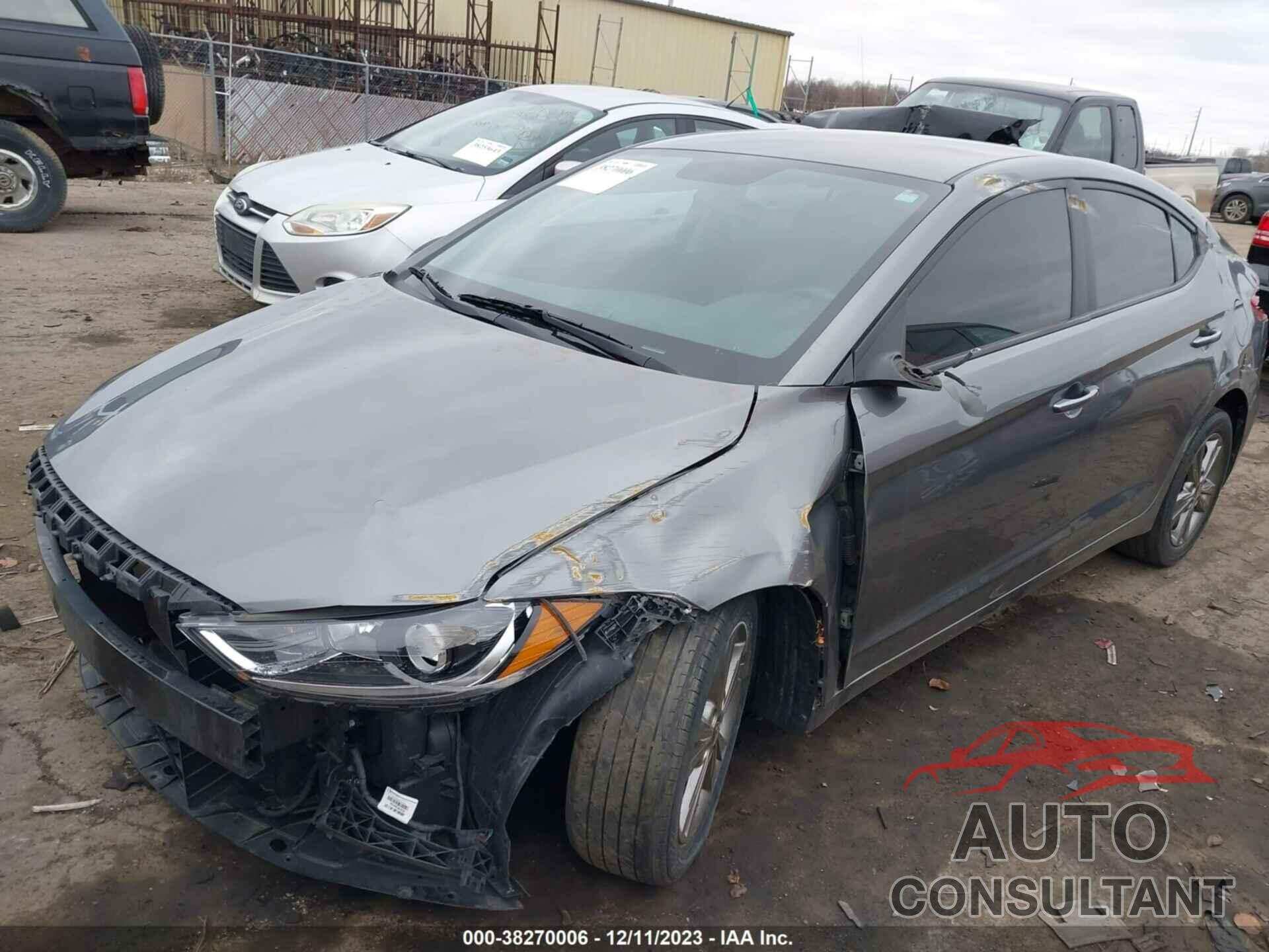 HYUNDAI ELANTRA 2018 - 5NPD84LF9JH391364