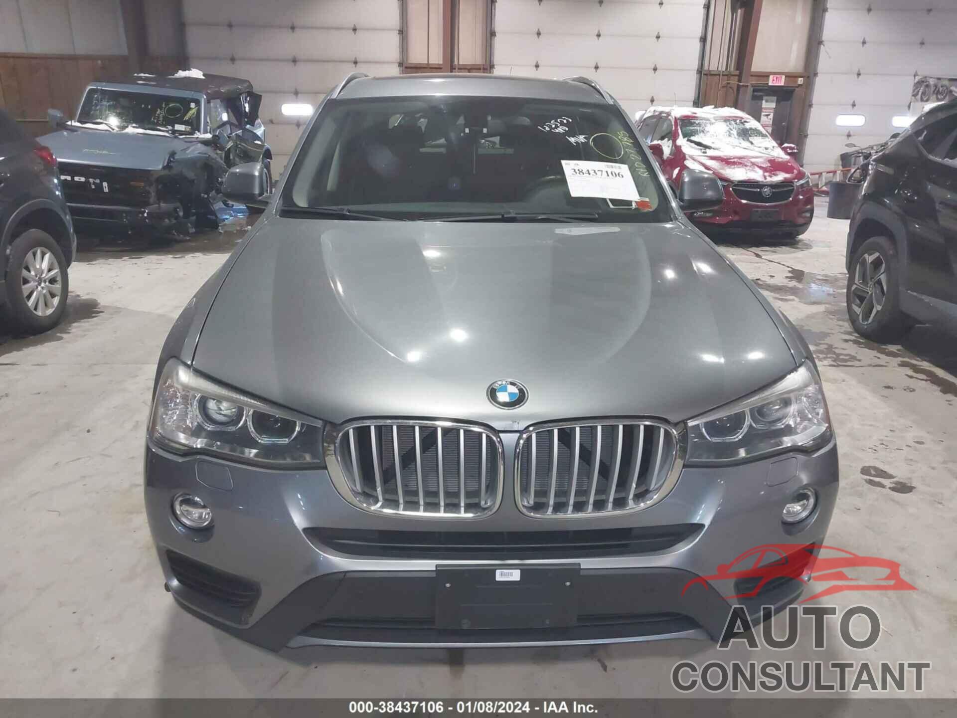 BMW X3 2016 - 5UXWX9C50G0D83564