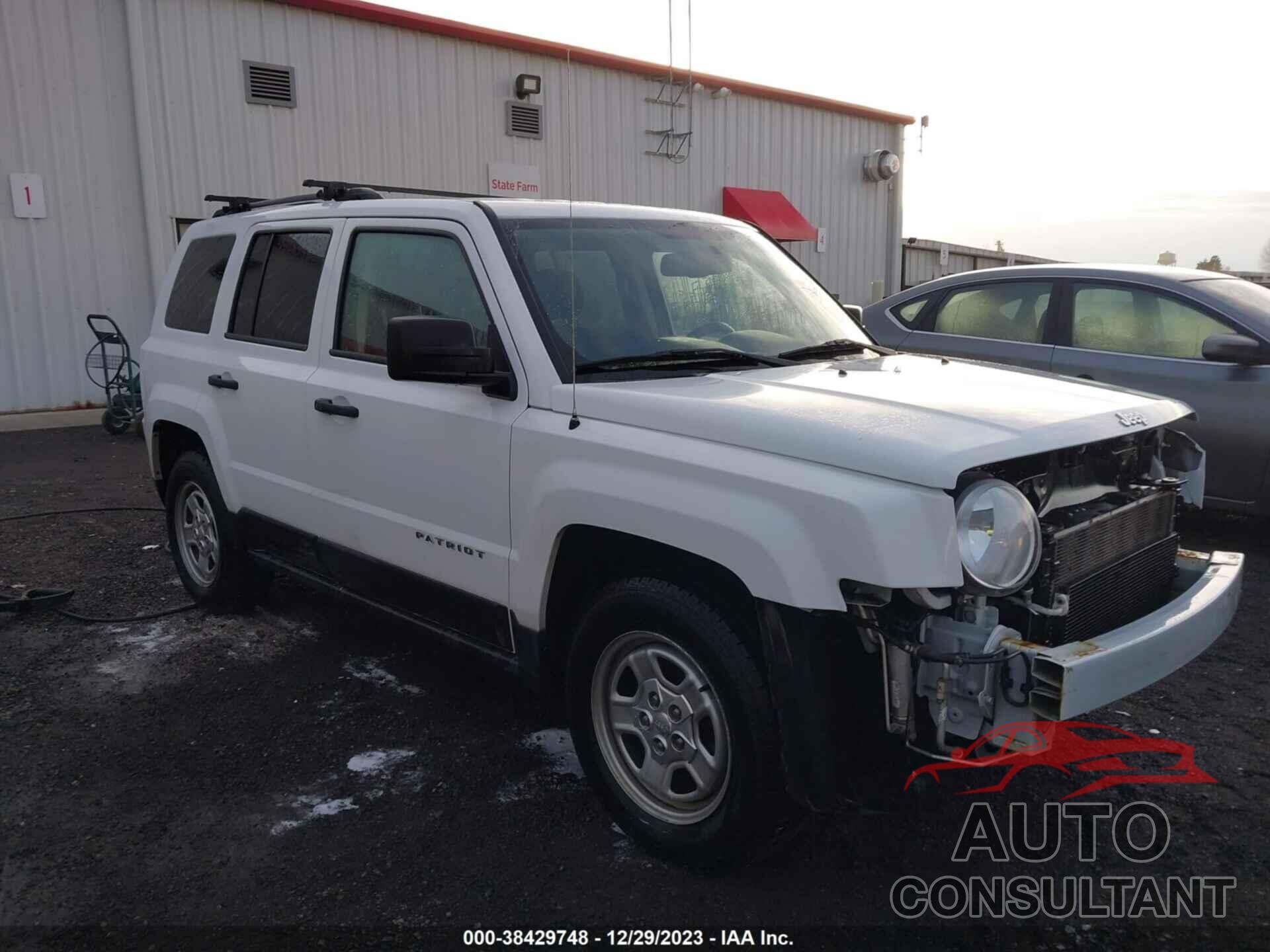 JEEP PATRIOT 2016 - 1C4NJPBBXGD562470