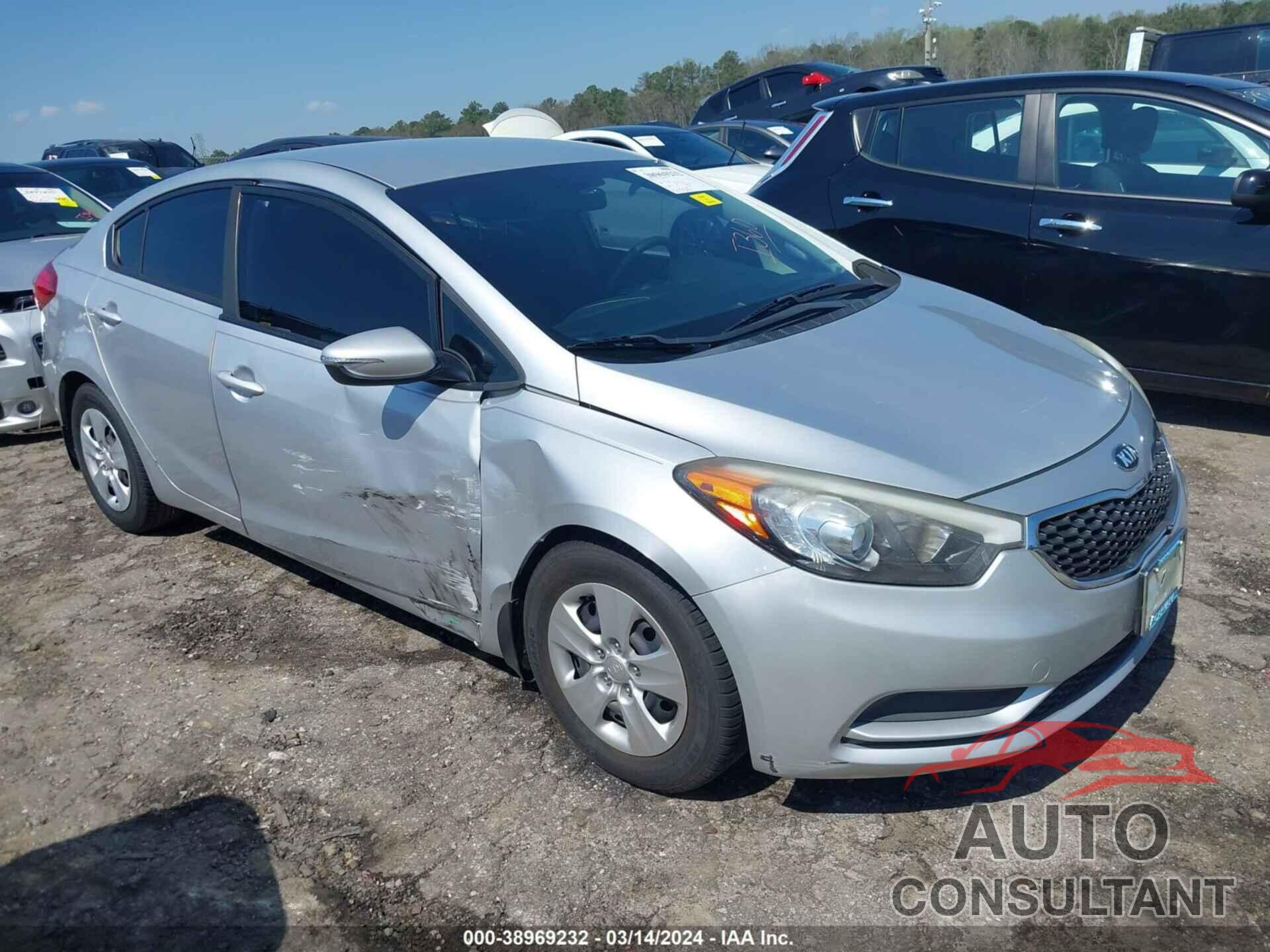 KIA FORTE 2016 - KNAFX4A60G5542550