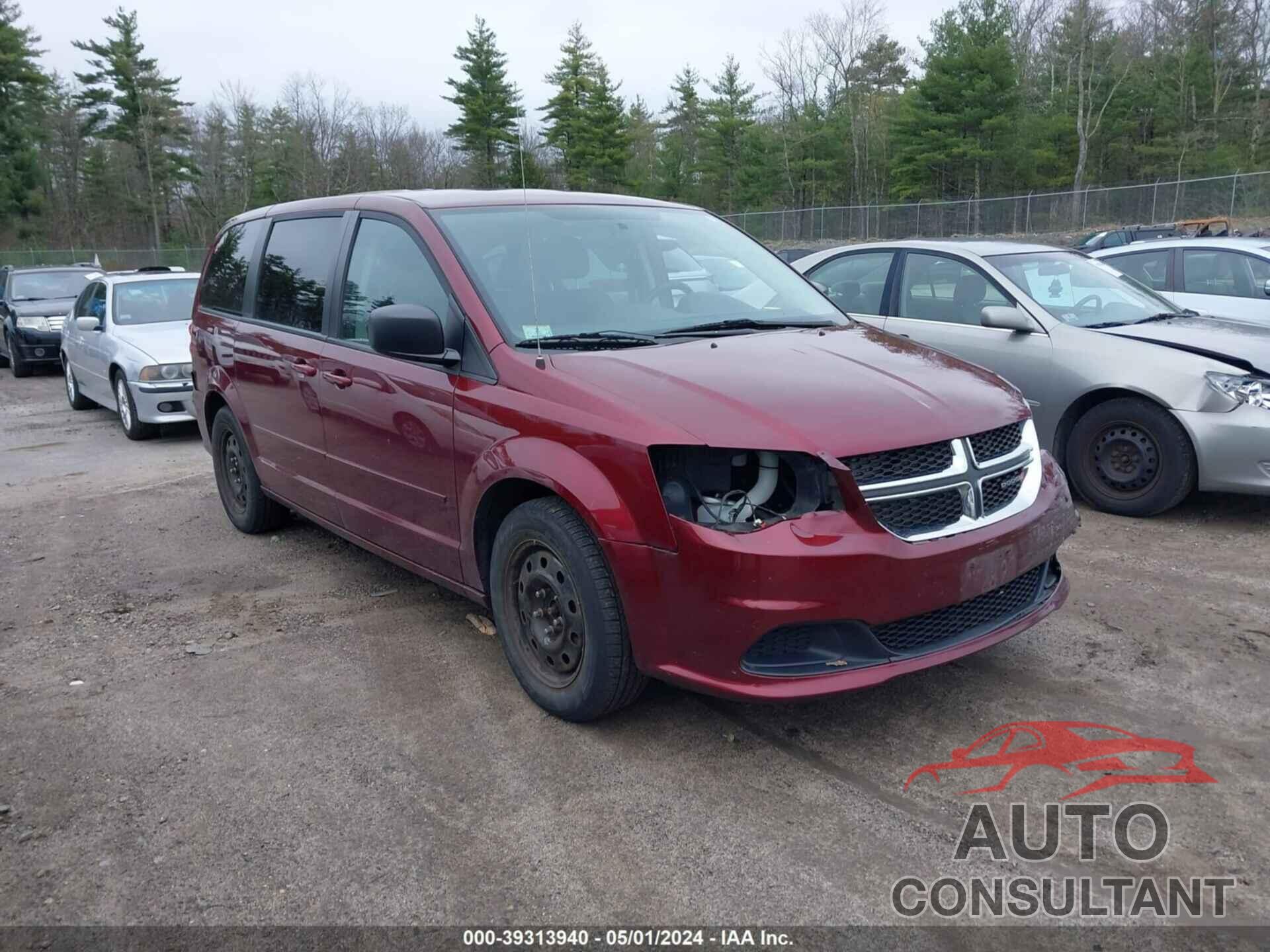 DODGE GRAND CARAVAN 2017 - 2C4RDGBG1HR605841