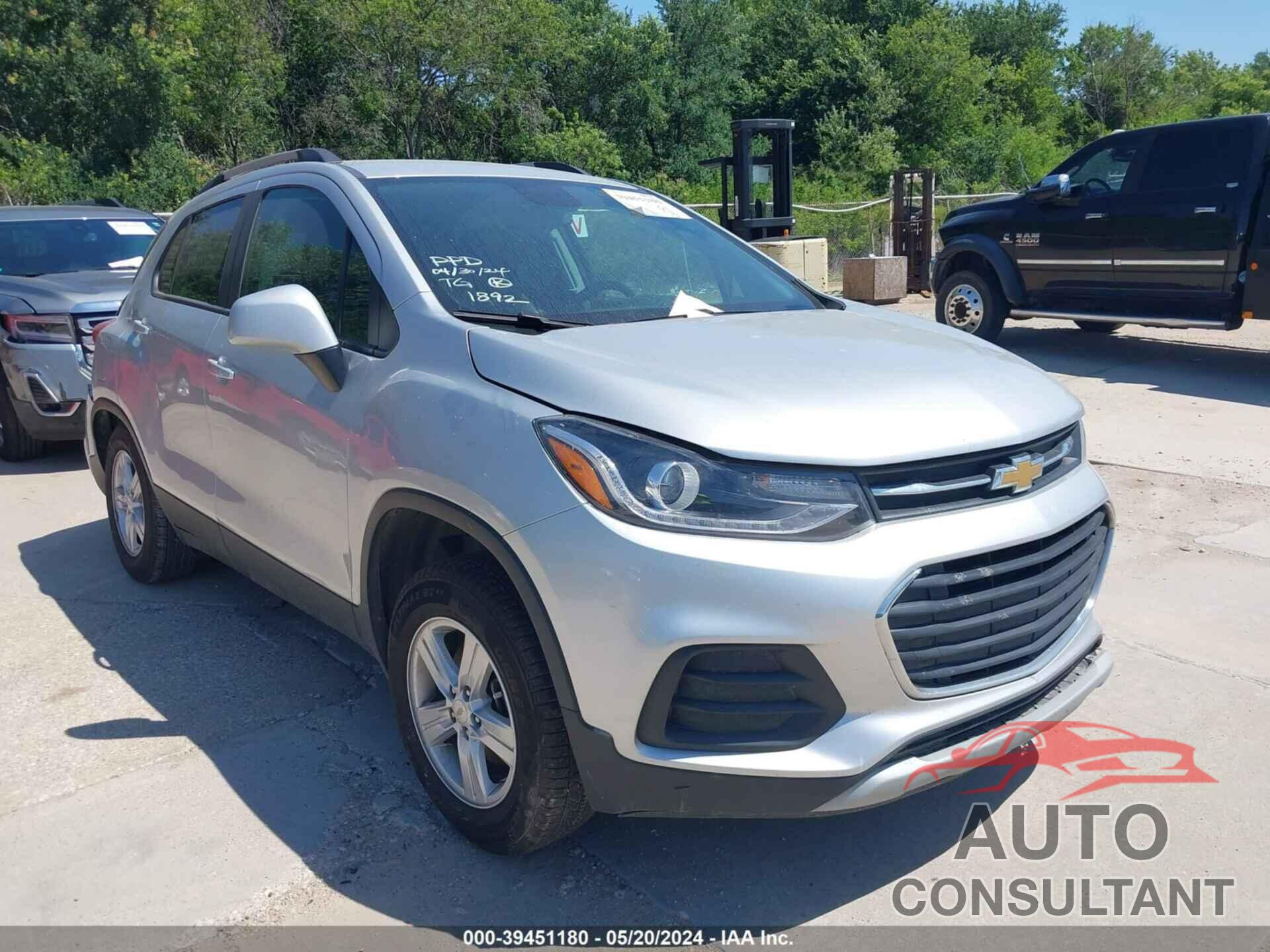 CHEVROLET TRAX 2021 - KL7CJPSBXMB321892