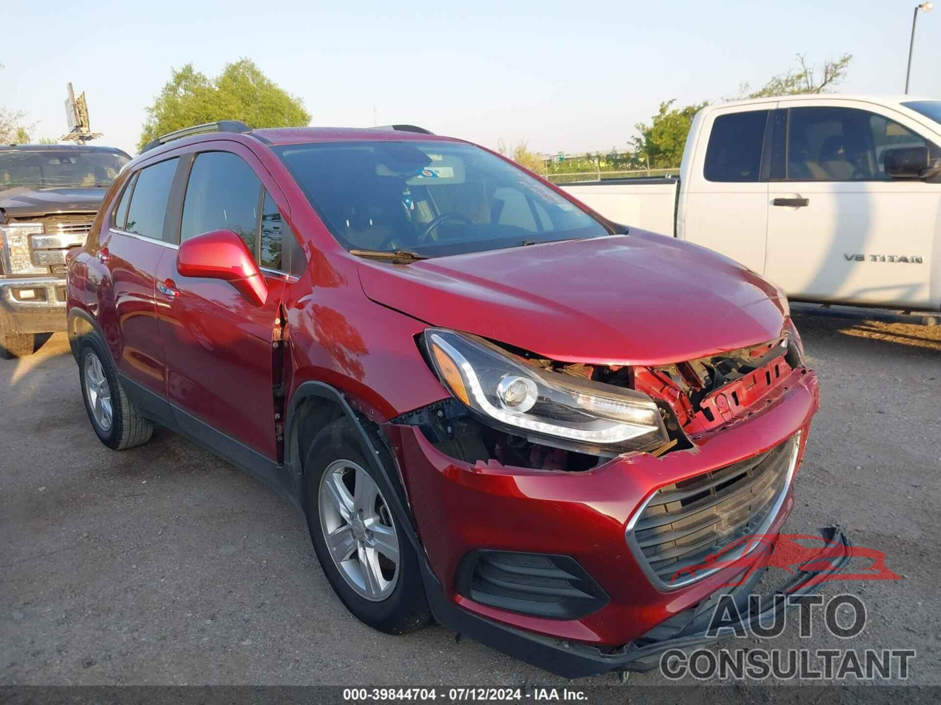 CHEVROLET TRAX 2019 - 3GNCJLSB4KL120309