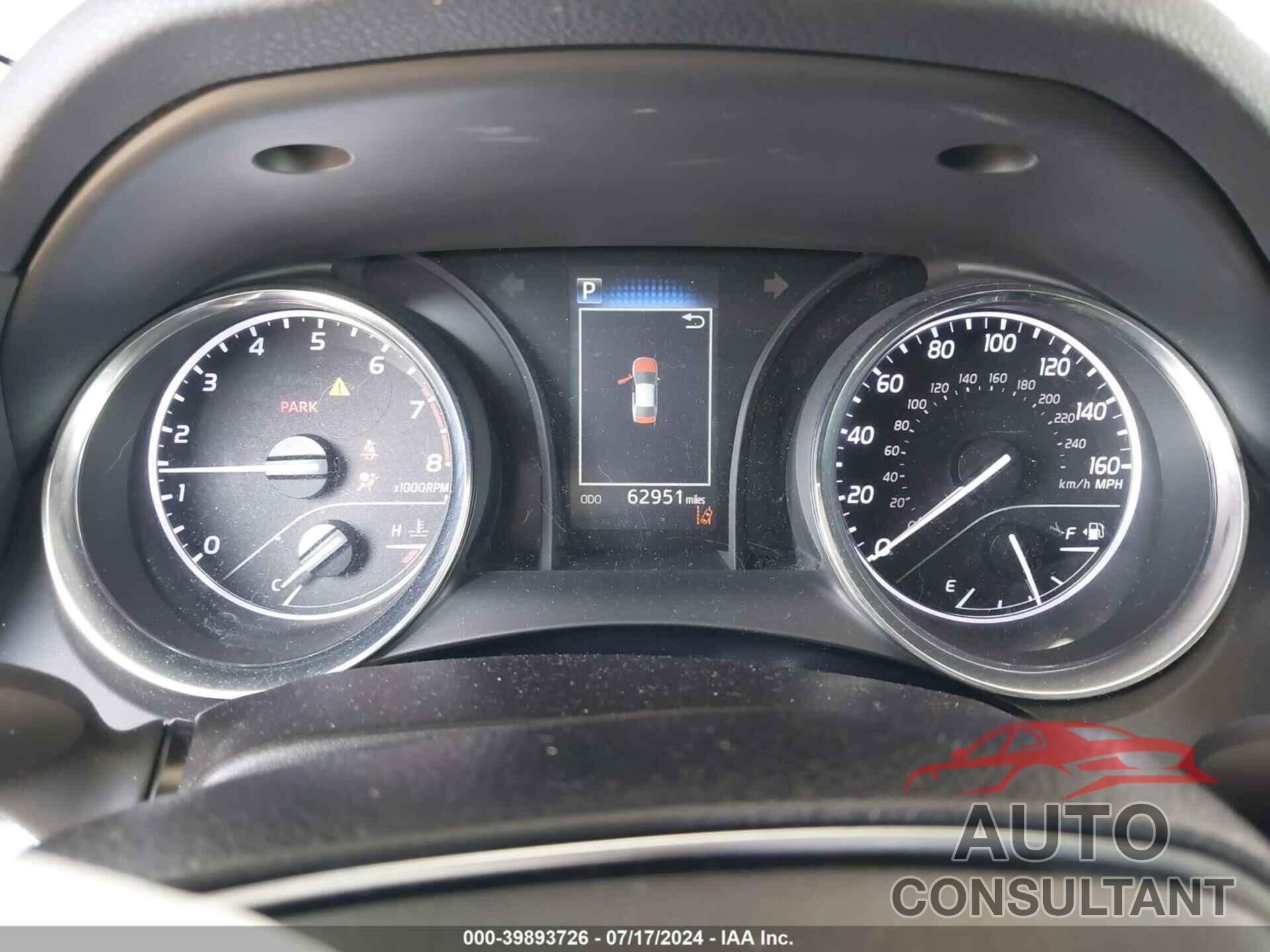 TOYOTA CAMRY 2019 - 4T1B11HK3KU169308