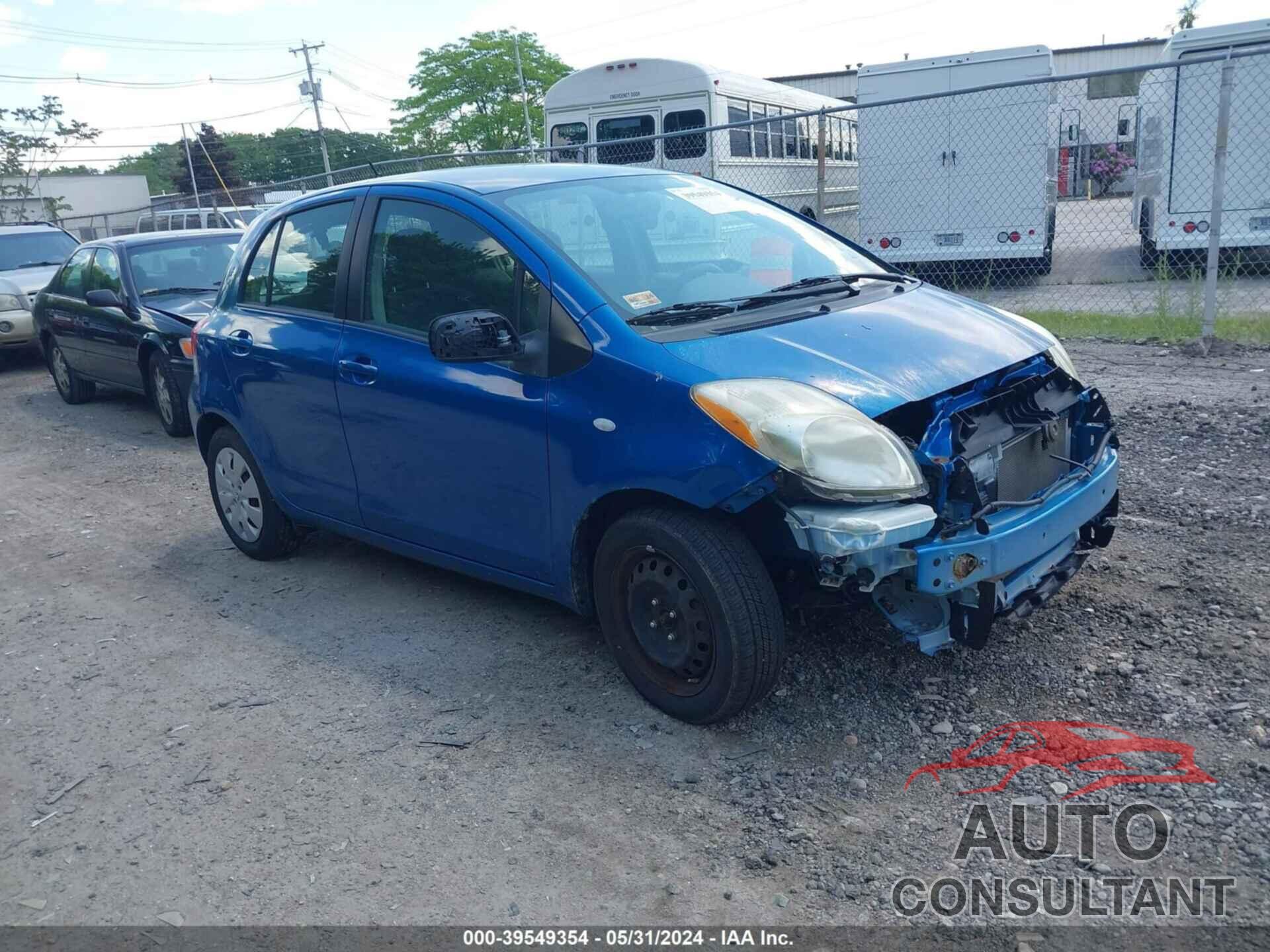 TOYOTA YARIS 2009 - JTDKT903395262447