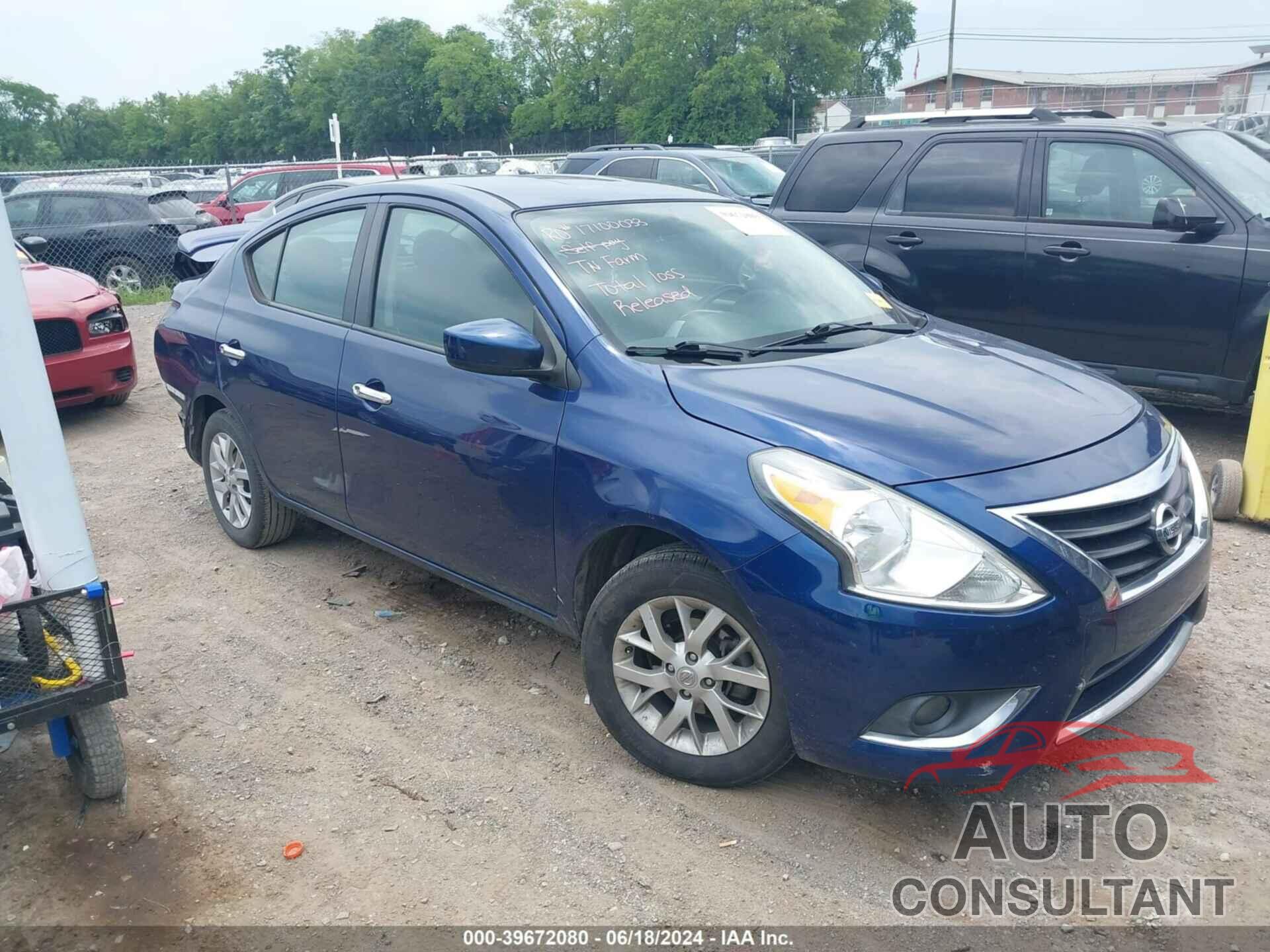 NISSAN VERSA 2018 - 3N1CN7AP9JL837131