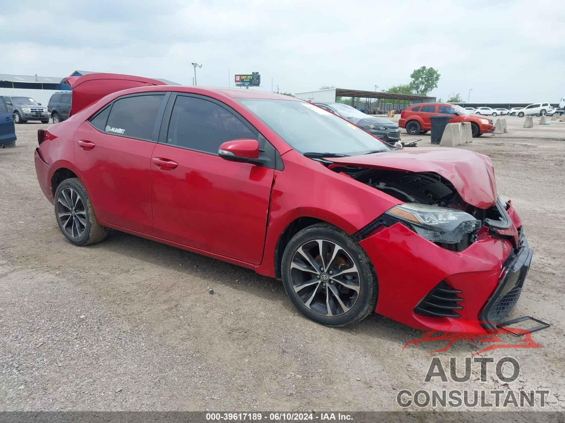 TOYOTA COROLLA 2018 - 5YFBURHE8JP757544