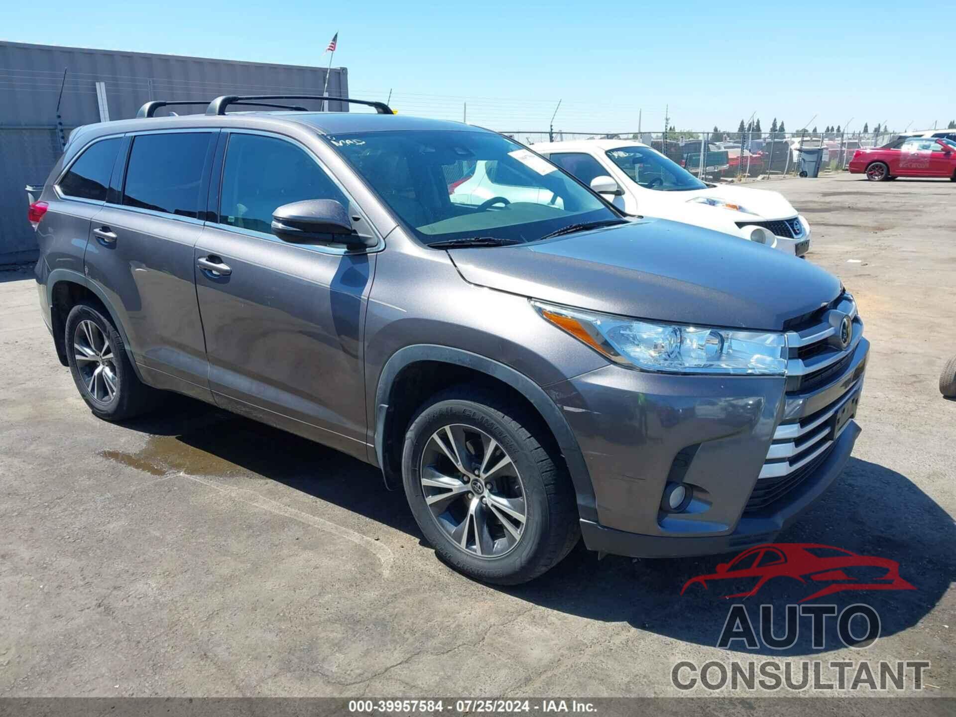 TOYOTA HIGHLANDER 2017 - 5TDBZRFH5HS421284