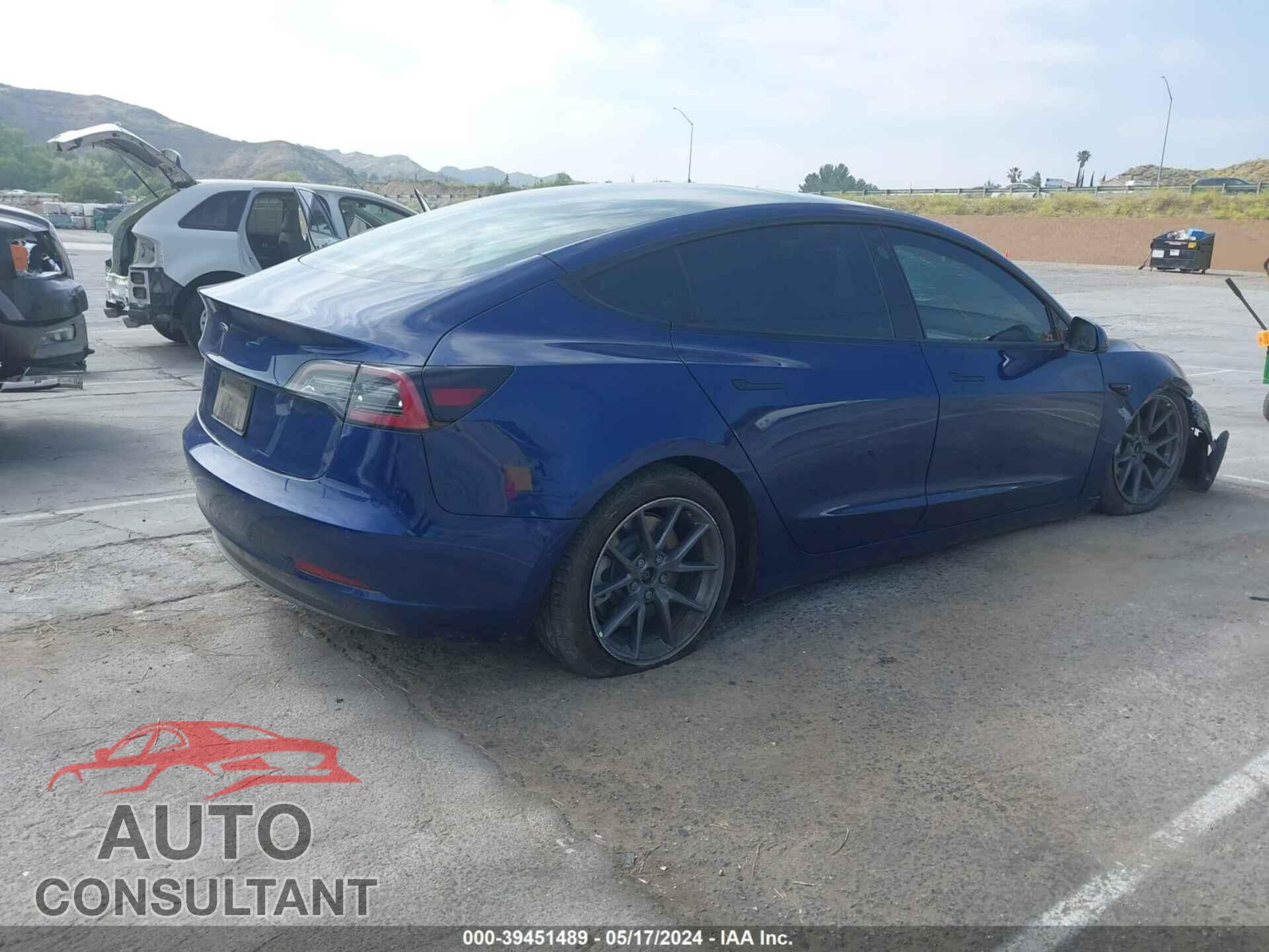 TESLA MODEL 3 2022 - 5YJ3E1EA5NF342459