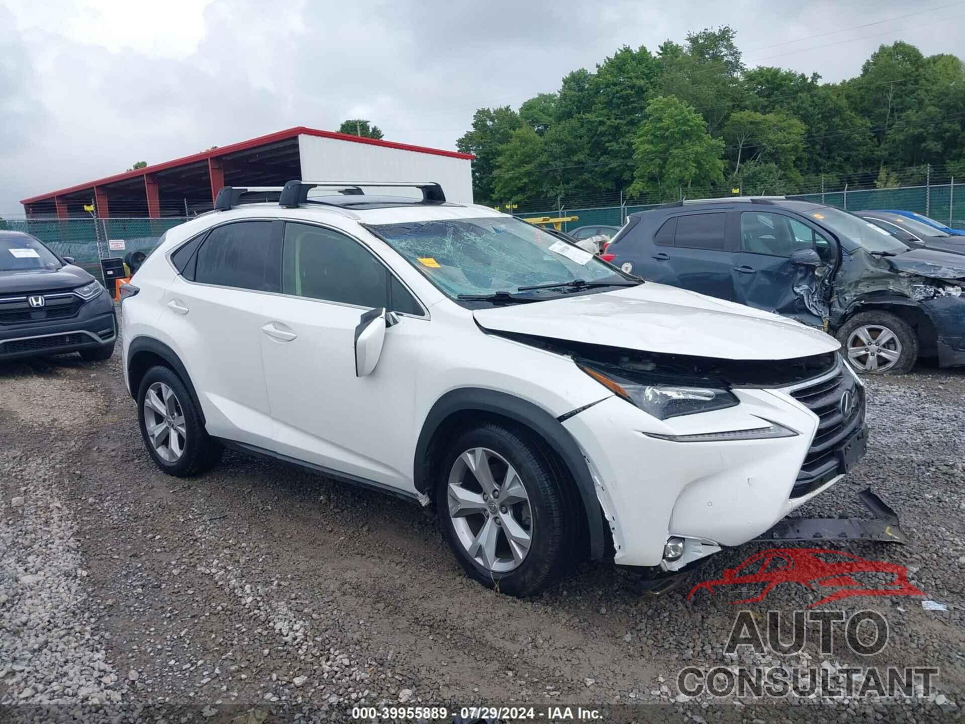 LEXUS NX 200T 2017 - JTJBARBZXH2099428