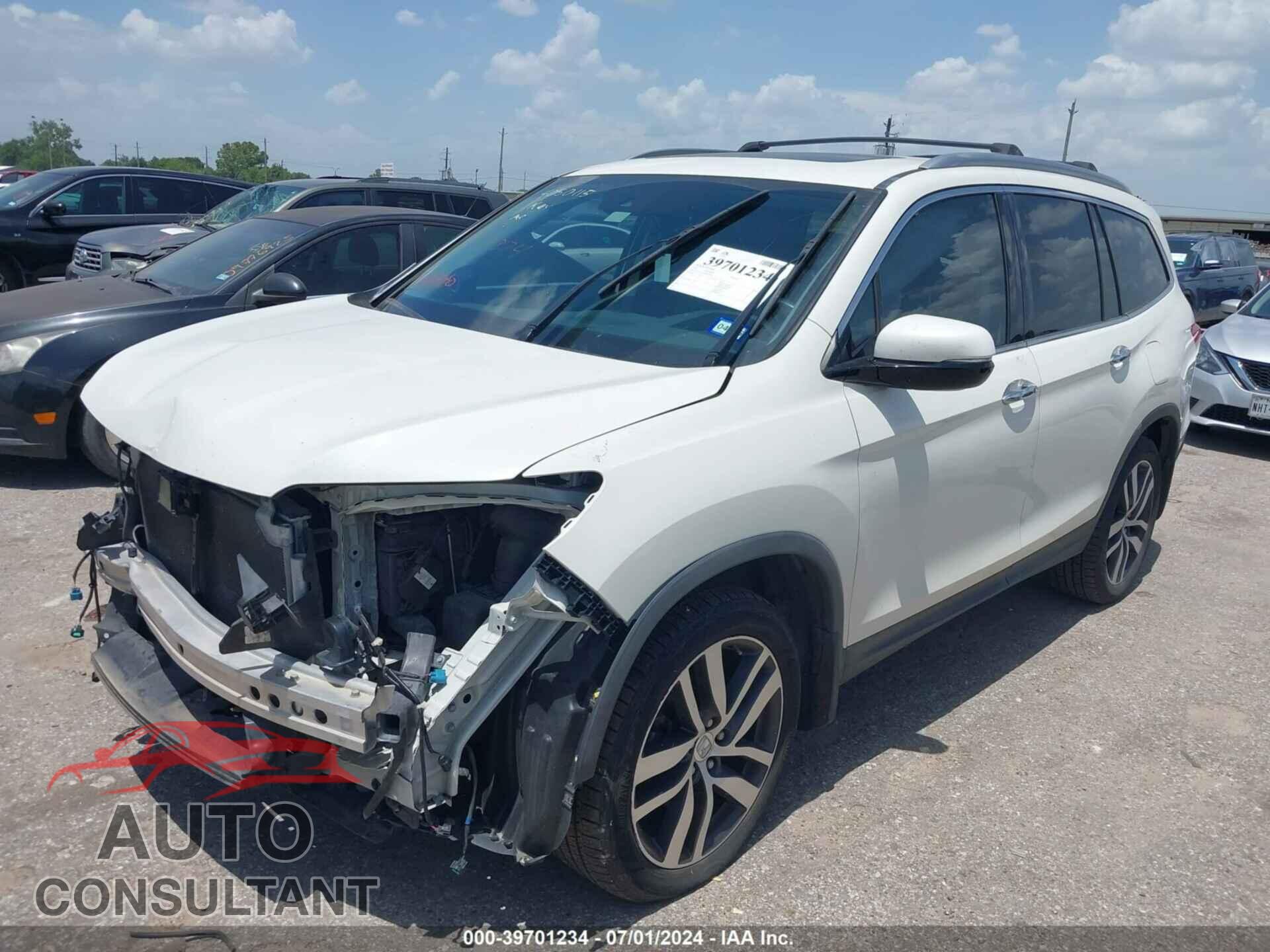 HONDA PILOT 2017 - 5FNYF6H99HB092018