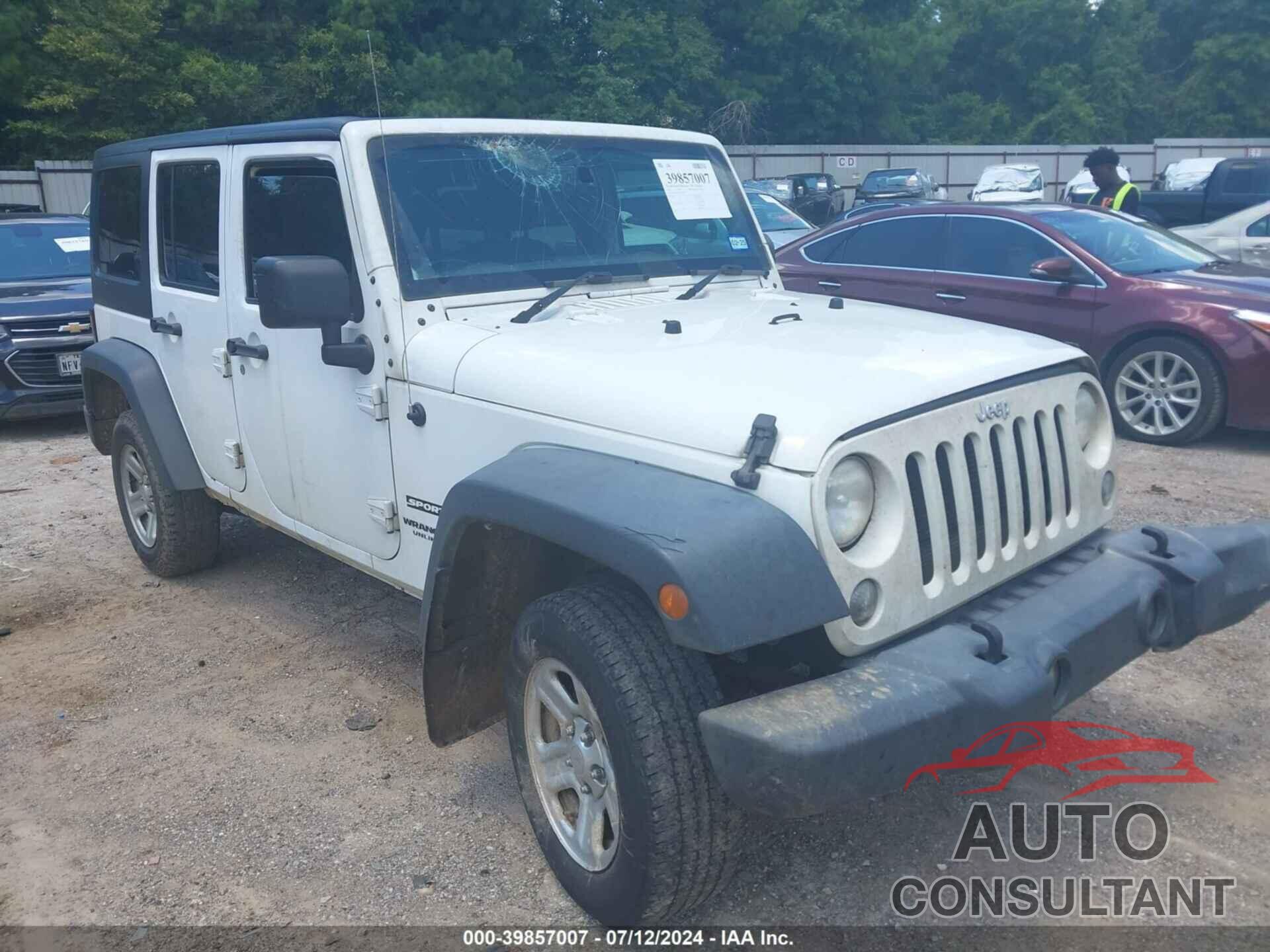 JEEP WRANGLER UNLIMITED 2017 - 1C4BJWKG1HL513349