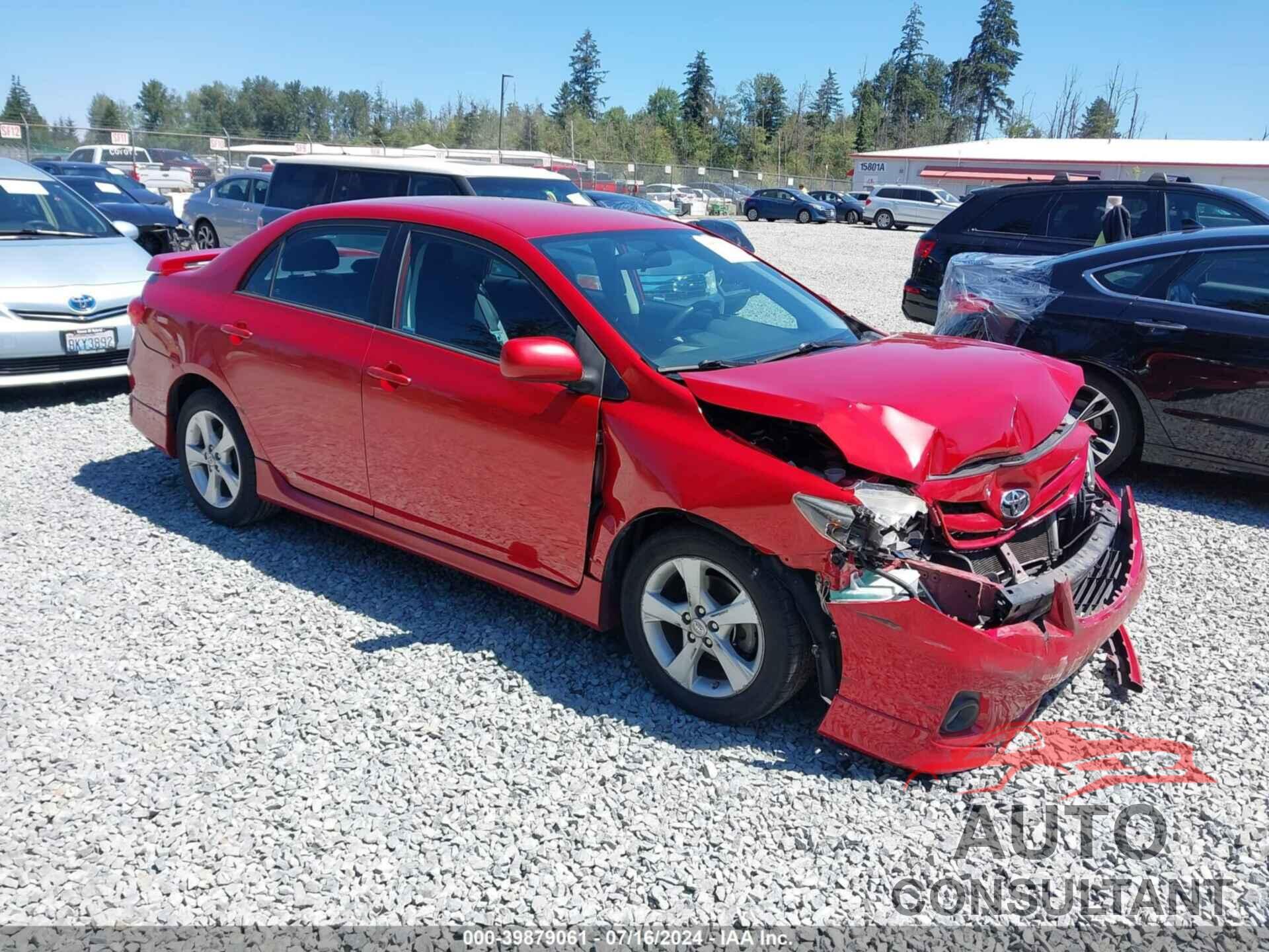 TOYOTA COROLLA 2013 - 5YFBU4EE6DP169993