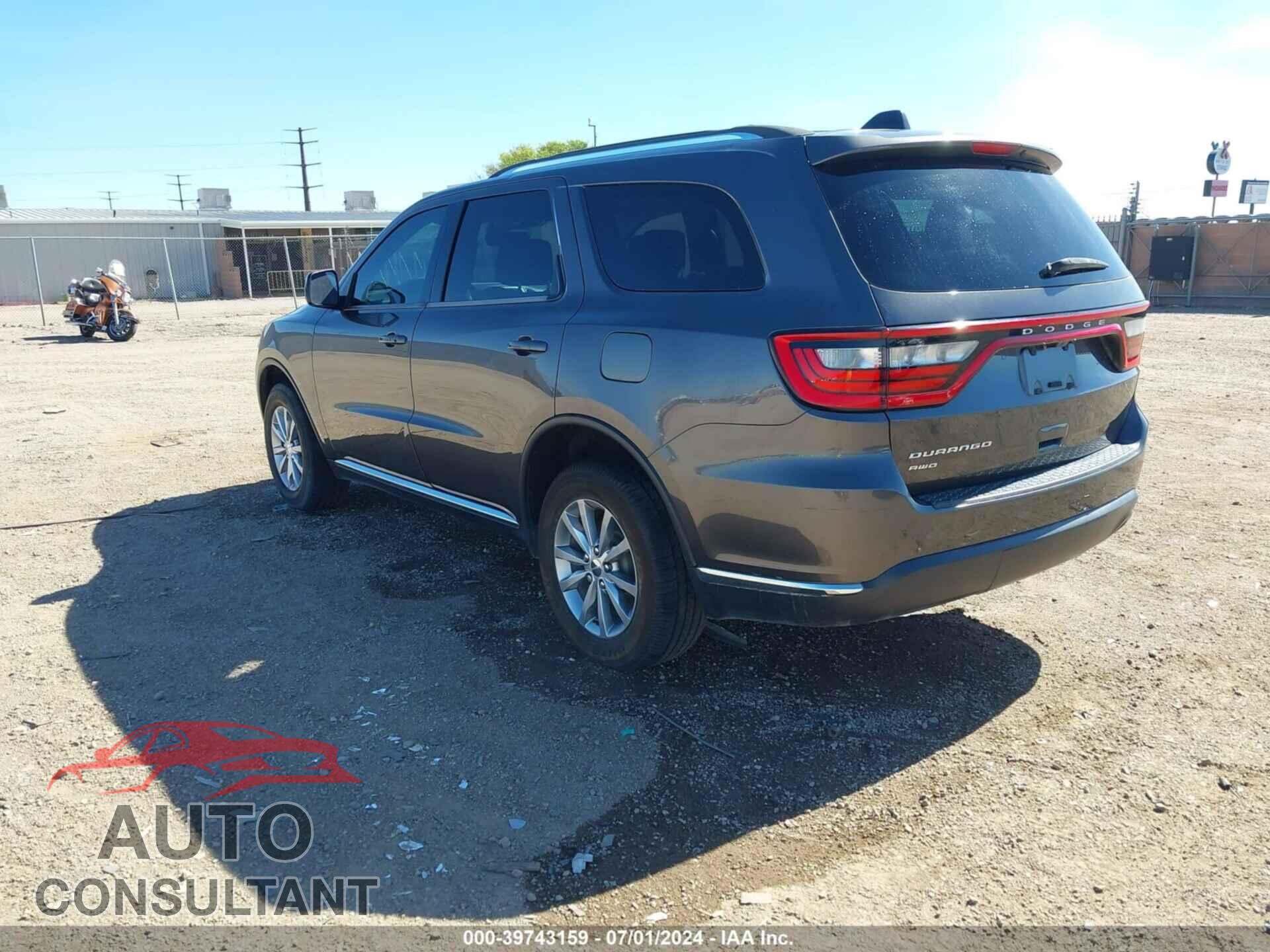 DODGE DURANGO 2017 - 1C4RDJAG2HC691510