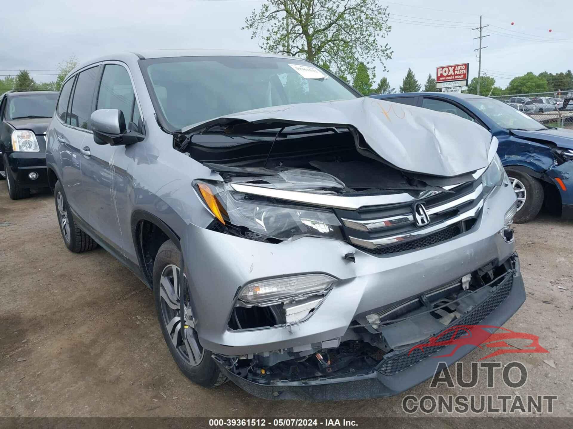 HONDA PILOT 2016 - 5FNYF6H56GB032726