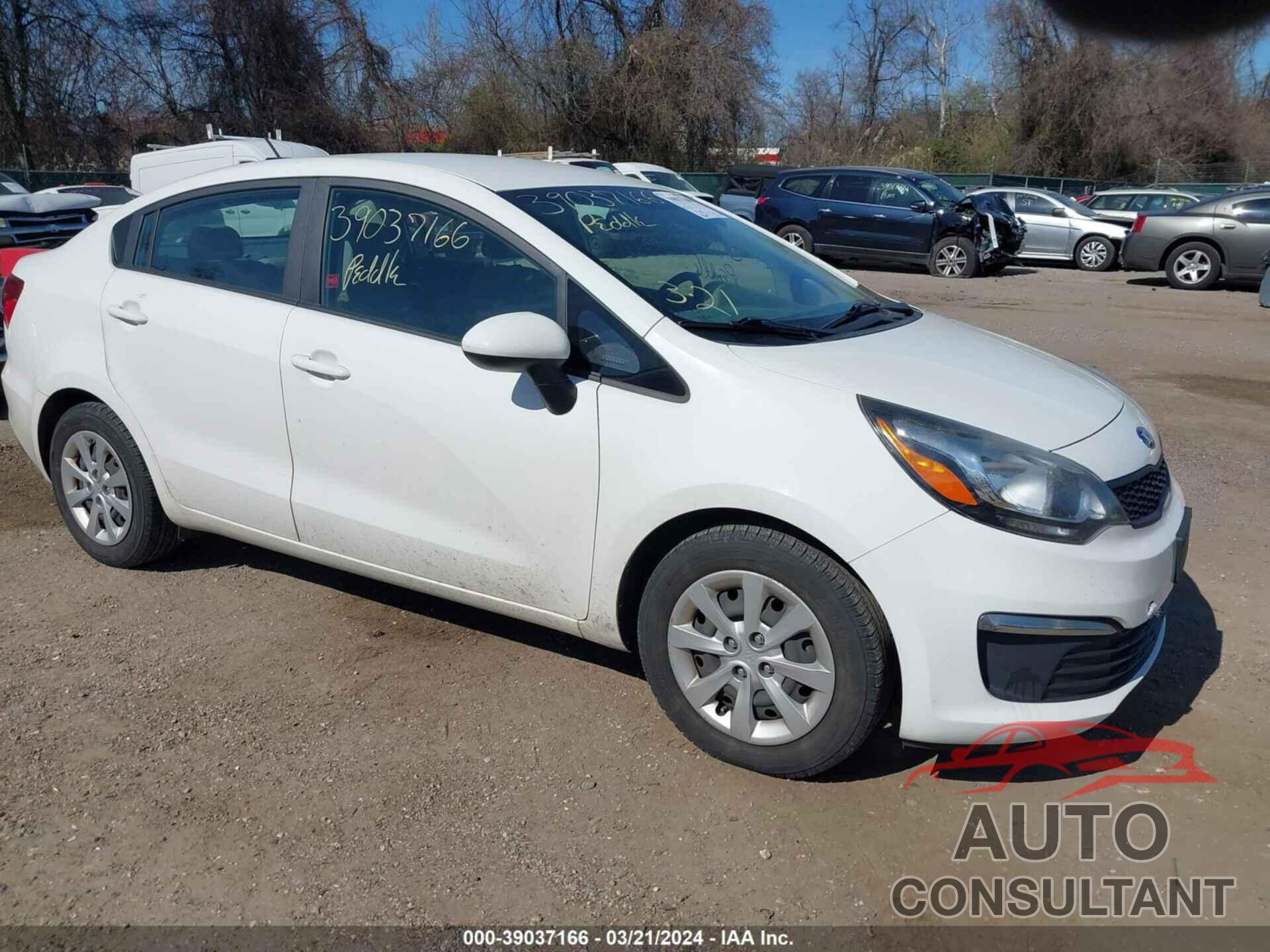 KIA RIO 2016 - KNADM4A30G6688687