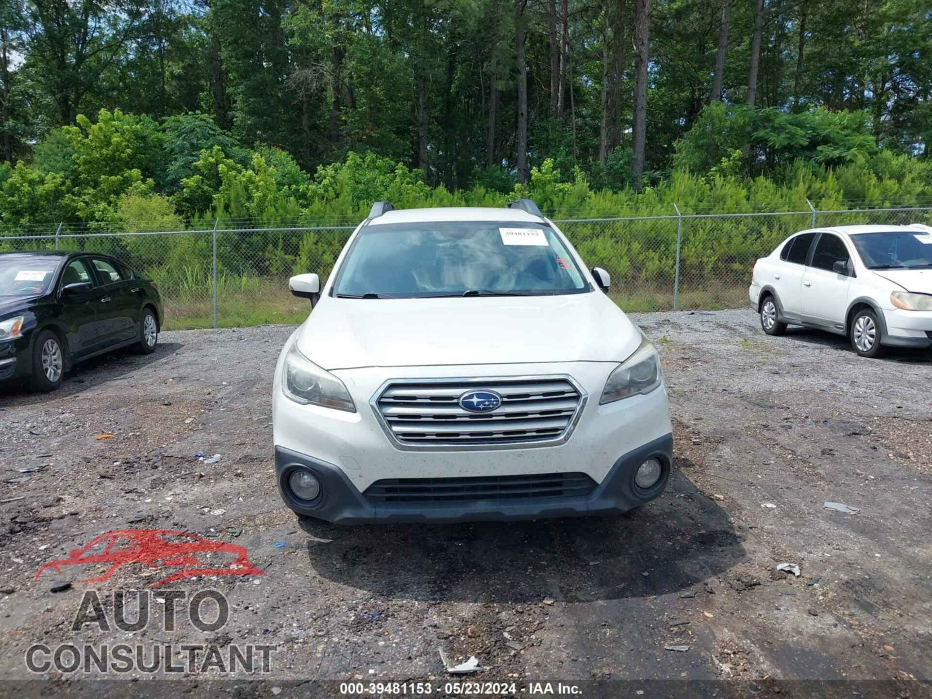 SUBARU OUTBACK 2016 - 4S4BSBFC2G3242860
