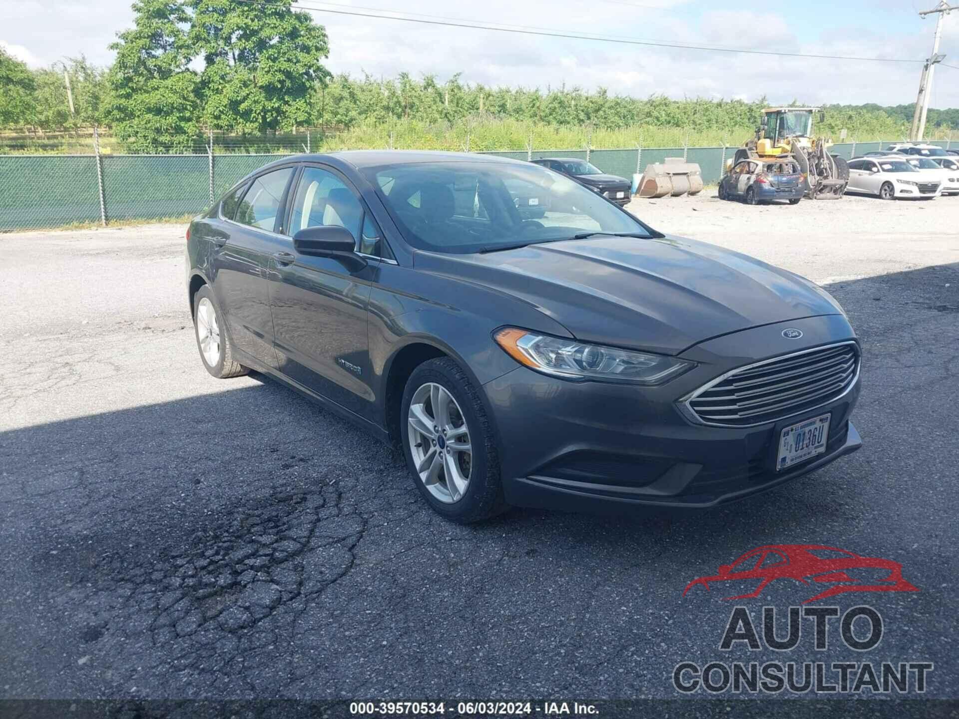 FORD FUSION HYBRID 2018 - 3FA6P0UU5JR100671