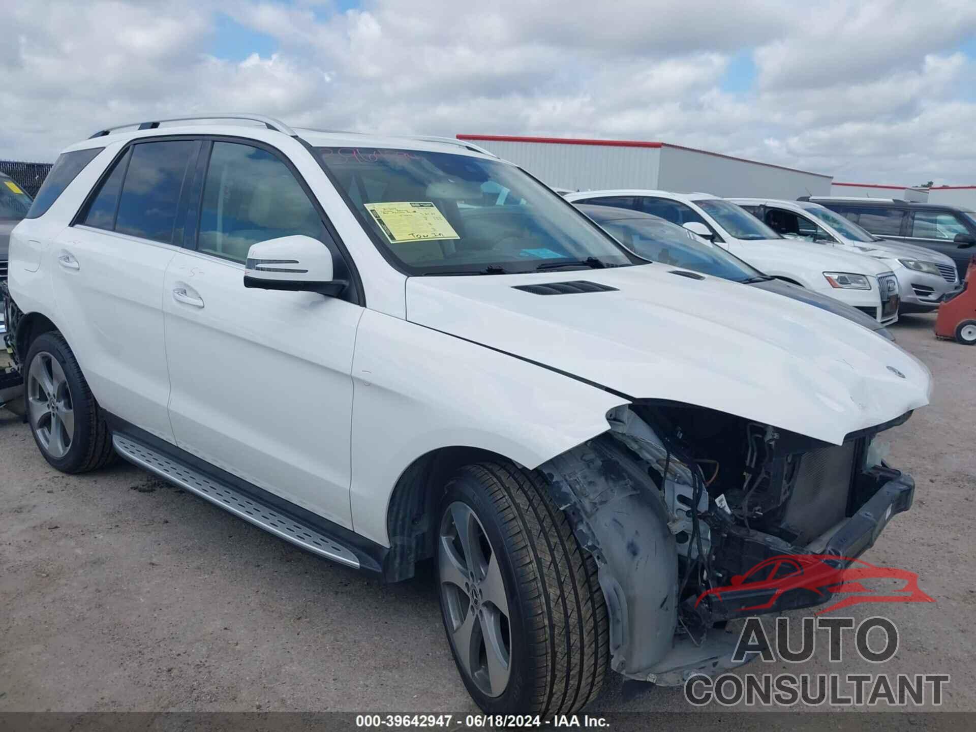 MERCEDES-BENZ GLE 350 2018 - 4JGDA5JB8JB095601