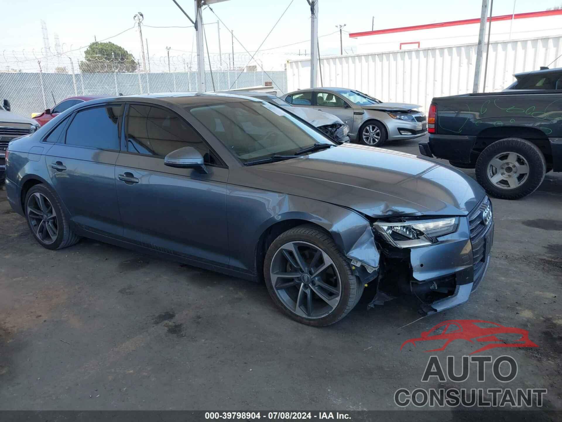 AUDI A4 2019 - WAUGMAF4XKA109501