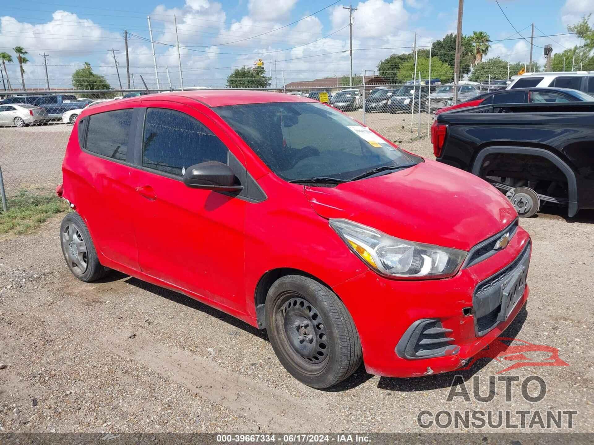 CHEVROLET SPARK 2016 - KL8CB6SA4GC558340