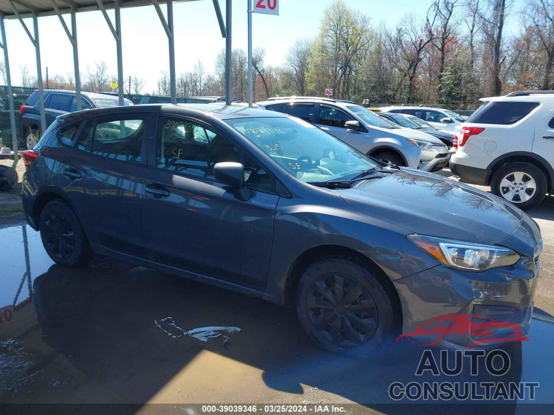 SUBARU IMPREZA 2019 - 4S3GTAA62K3703518