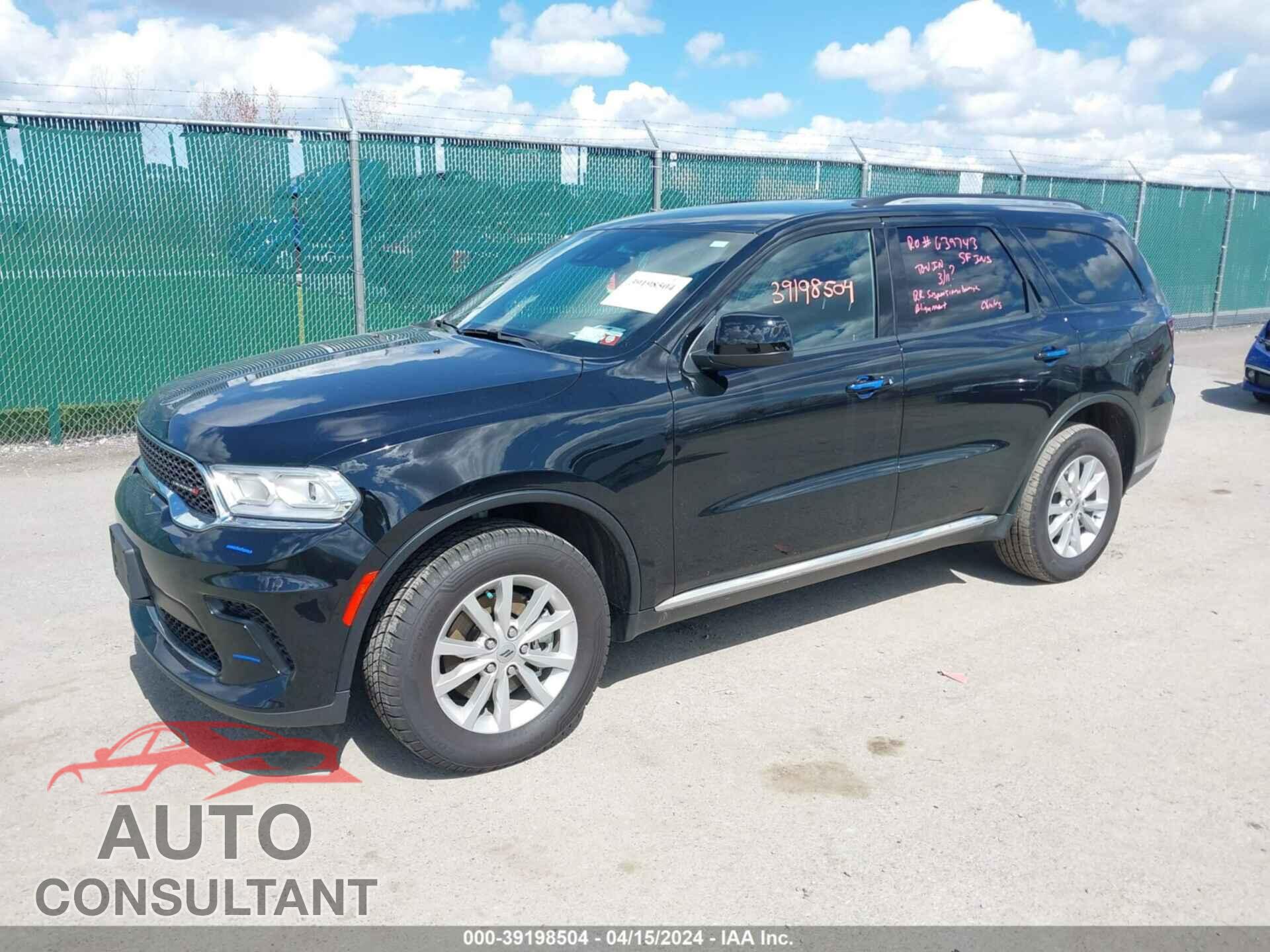 DODGE DURANGO 2023 - 1C4RDJAG8PC568227