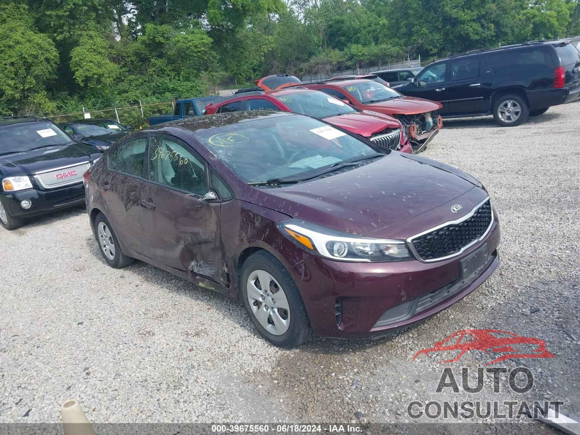 KIA FORTE 2018 - 3KPFK4A7XJE168308