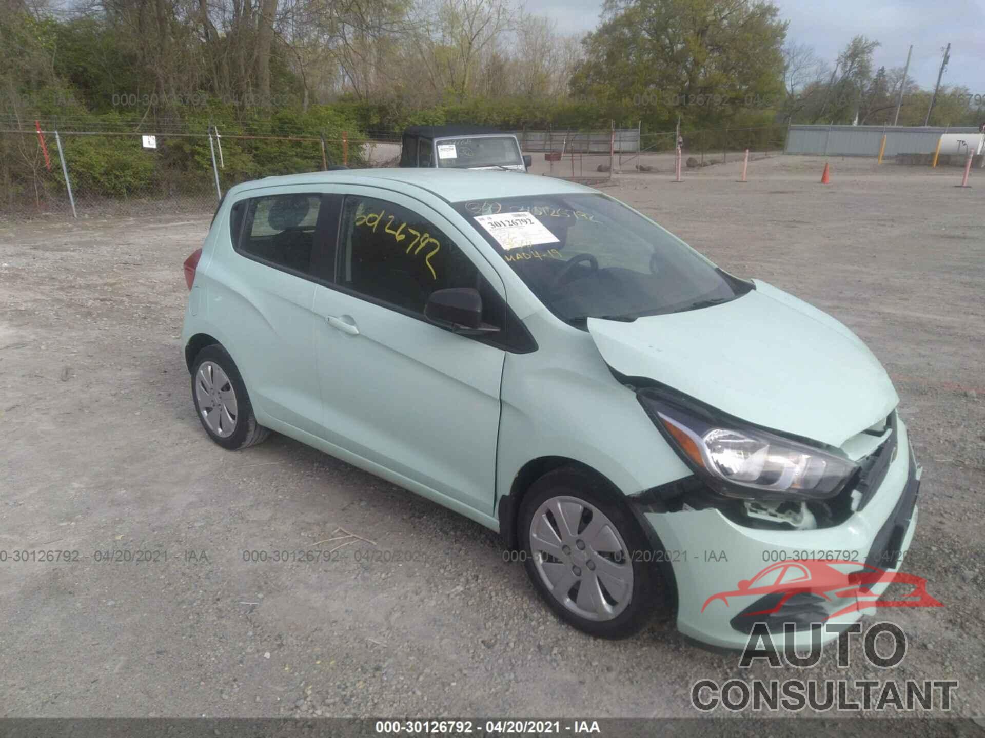CHEVROLET SPARK 2017 - KL8CB6SA2HC728566