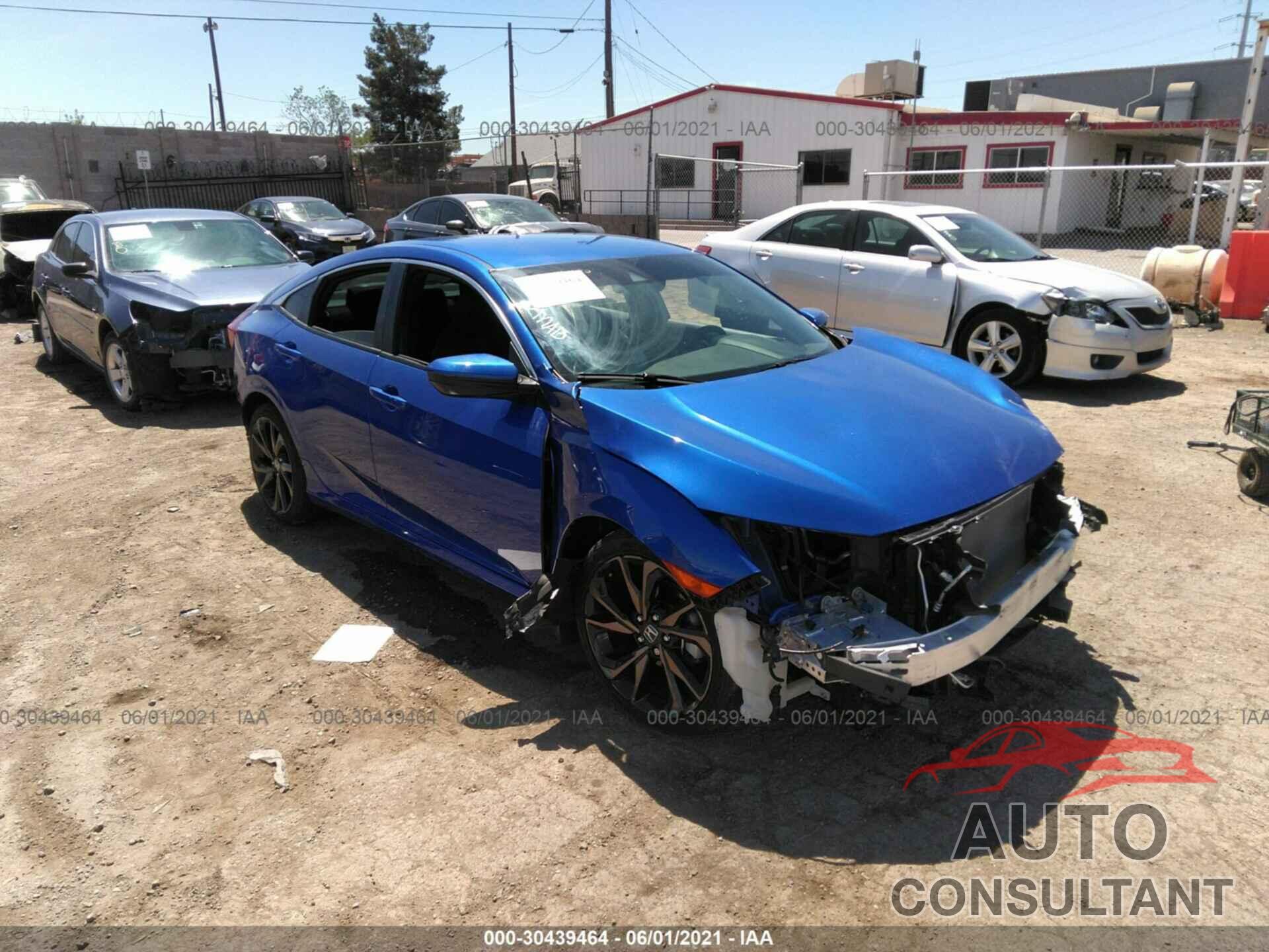 HONDA CIVIC SEDAN 2019 - 19XFC2F83KE046605