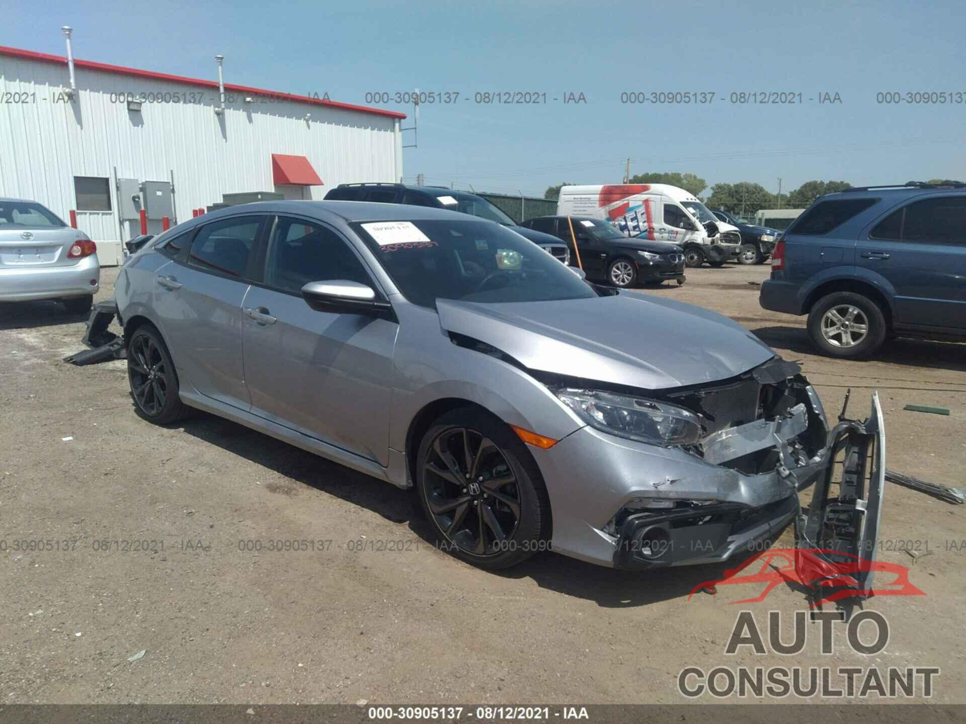 HONDA CIVIC SEDAN 2019 - 19XFC2F84KE050100