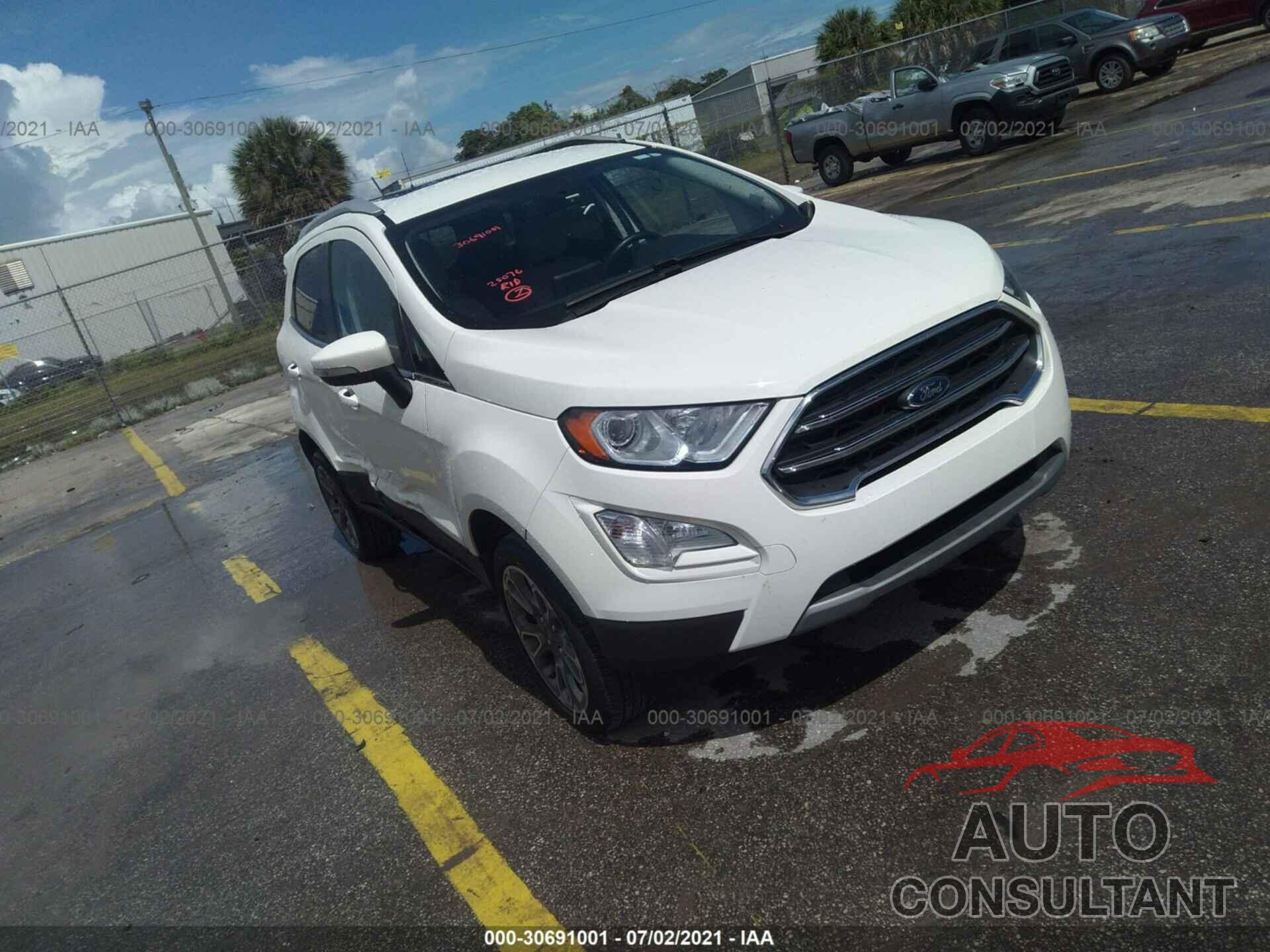 FORD ECOSPORT 2020 - MAJ6S3KL1LC349237