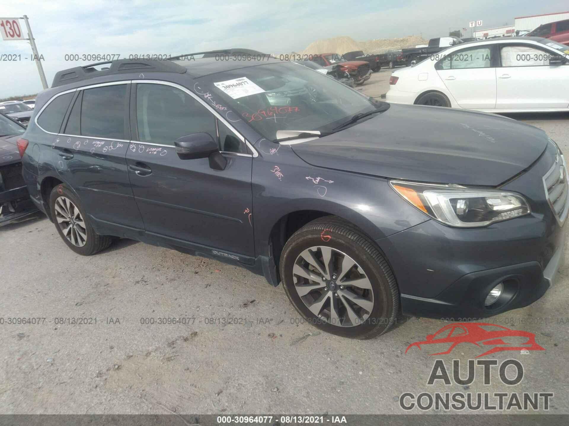 SUBARU OUTBACK 2016 - 4S4BSALC9G3254471