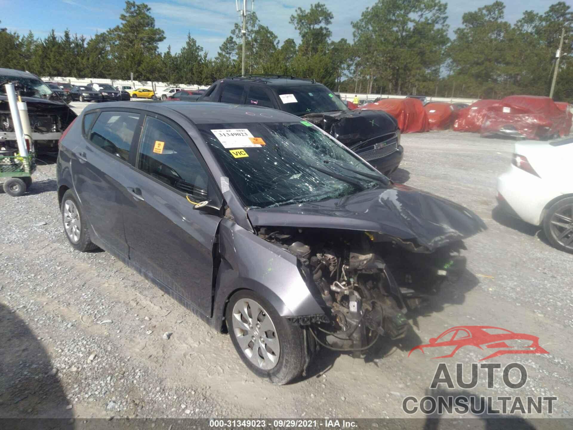 HYUNDAI ACCENT 2016 - KMHCT5AE7GU278758
