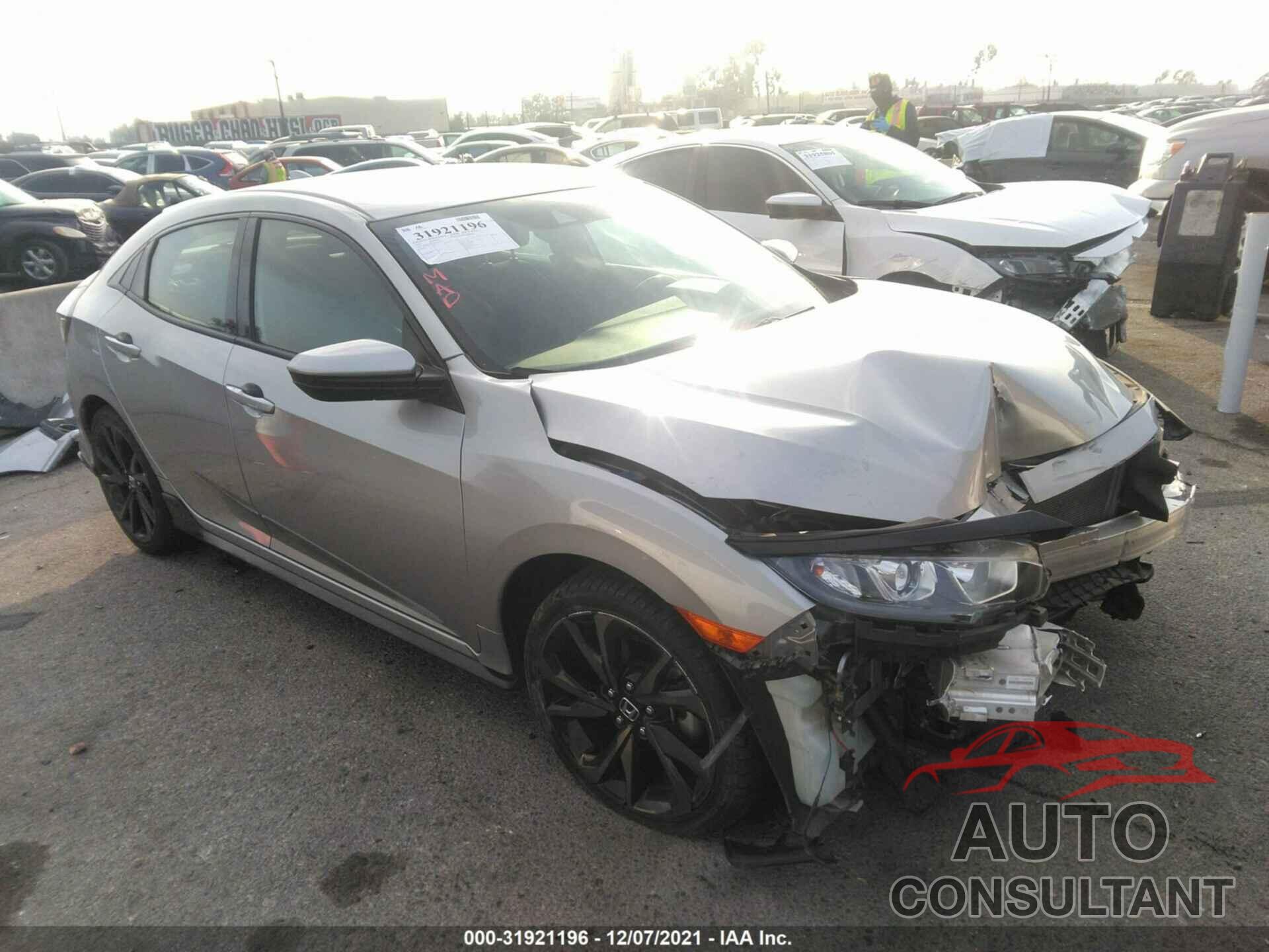 HONDA CIVIC HATCHBACK 2019 - SHHFK7H4XKU421621