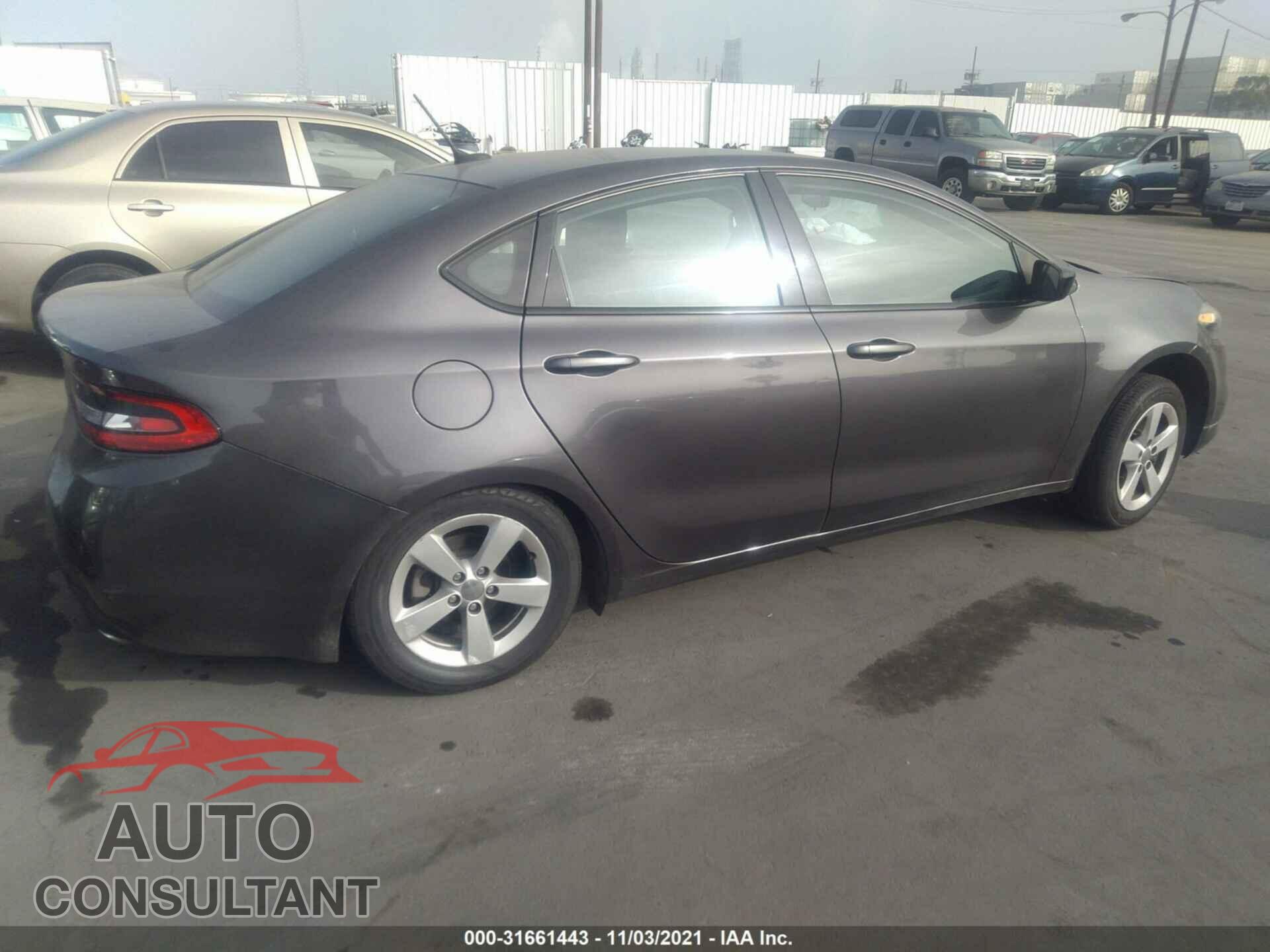 DODGE DART 2016 - 1C3CDFBB2GD516855