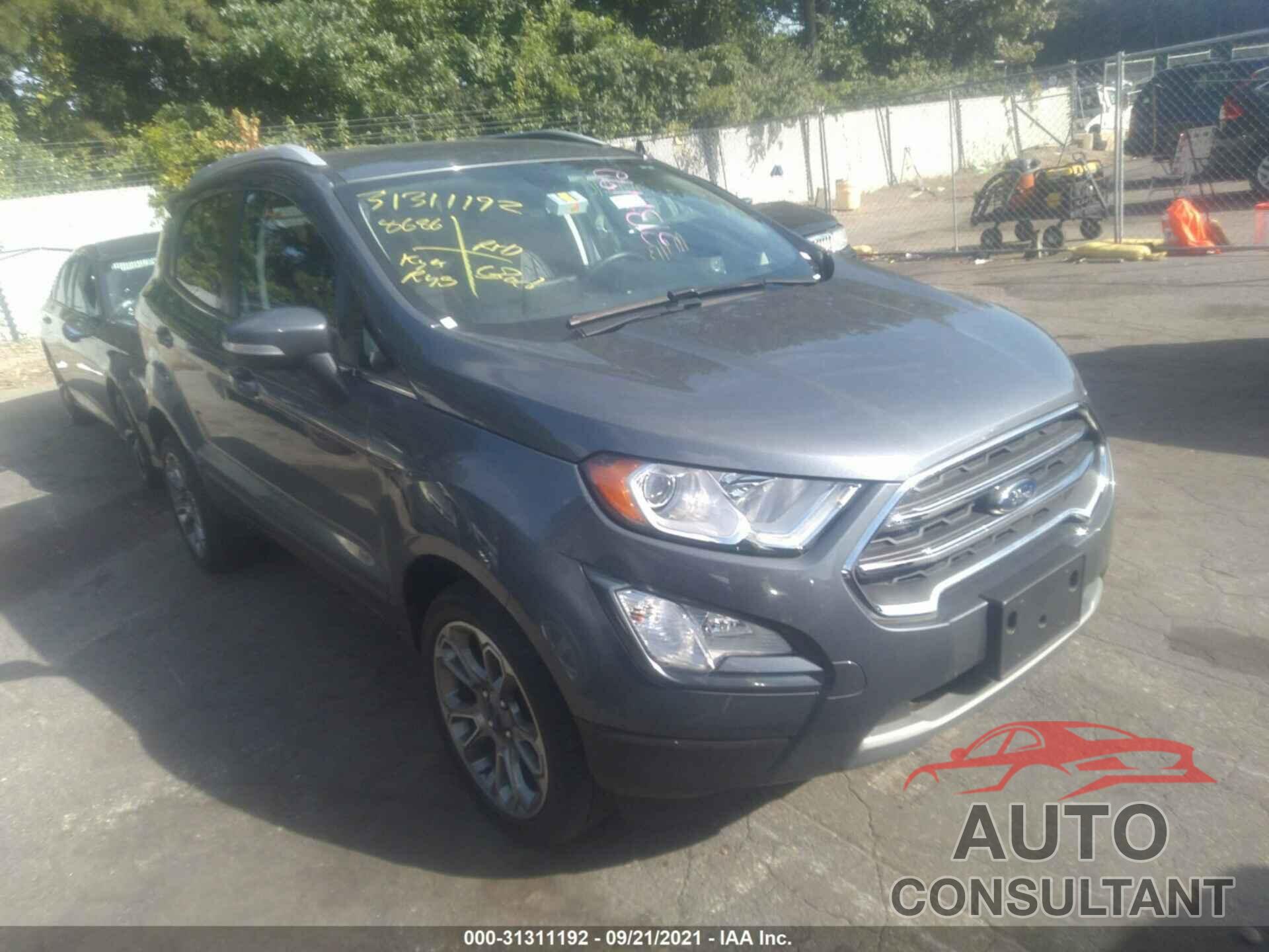 FORD ECOSPORT 2018 - MAJ6P1WL4JC184877