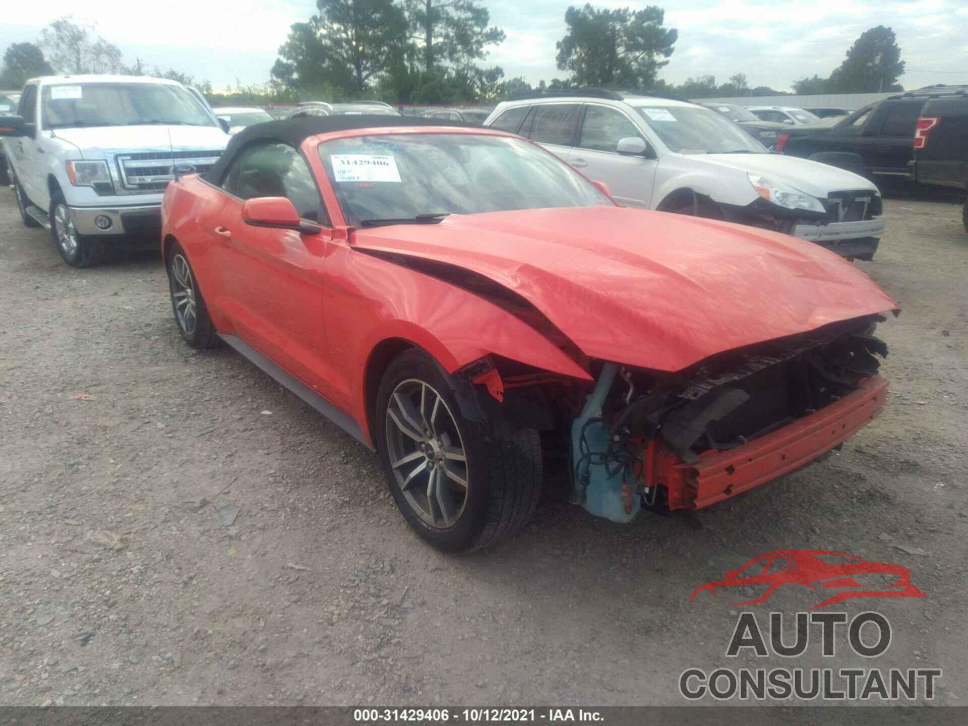FORD MUSTANG 2016 - 1FATP8UH1G5274799