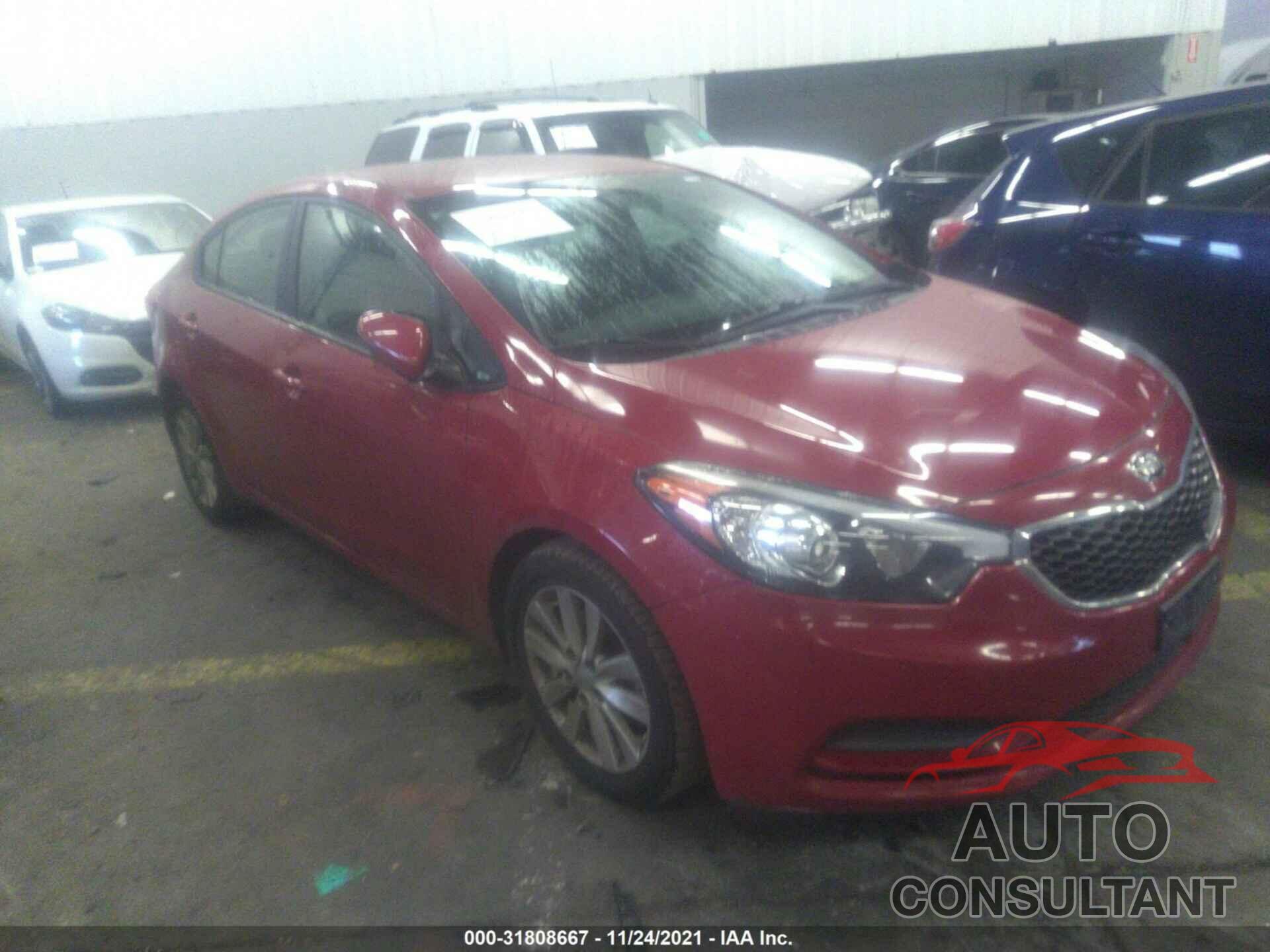 KIA FORTE 2016 - KNAFX4A67G5507293