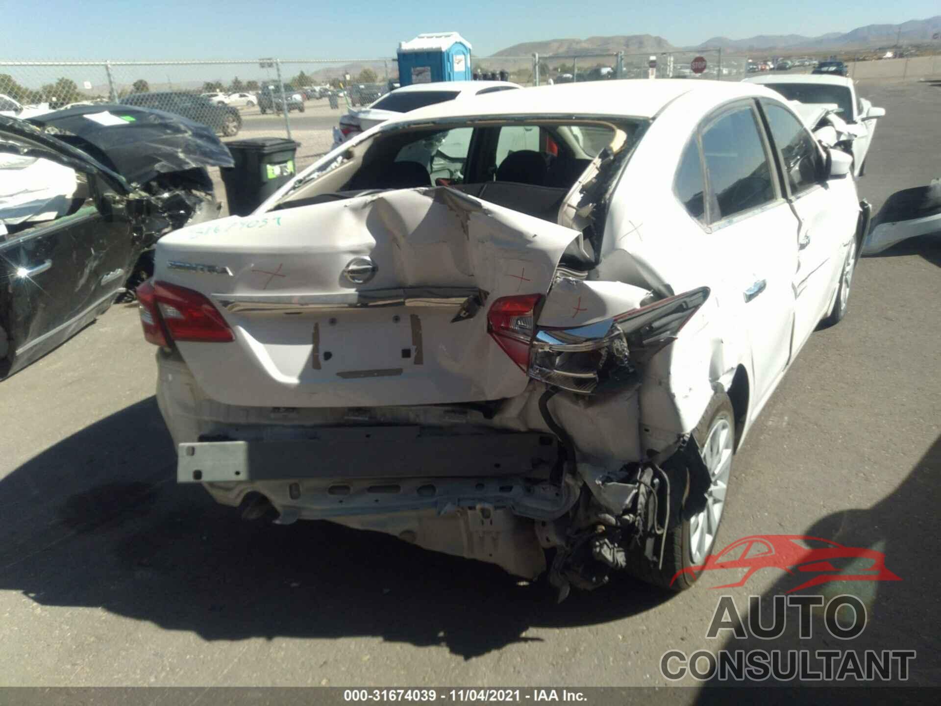 NISSAN SENTRA 2019 - 3N1AB7APXKY285644