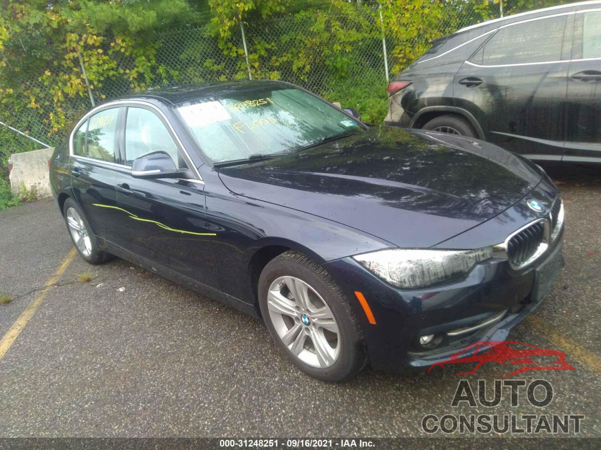 BMW 3 SERIES 2017 - WBA8D9G54HNU60321