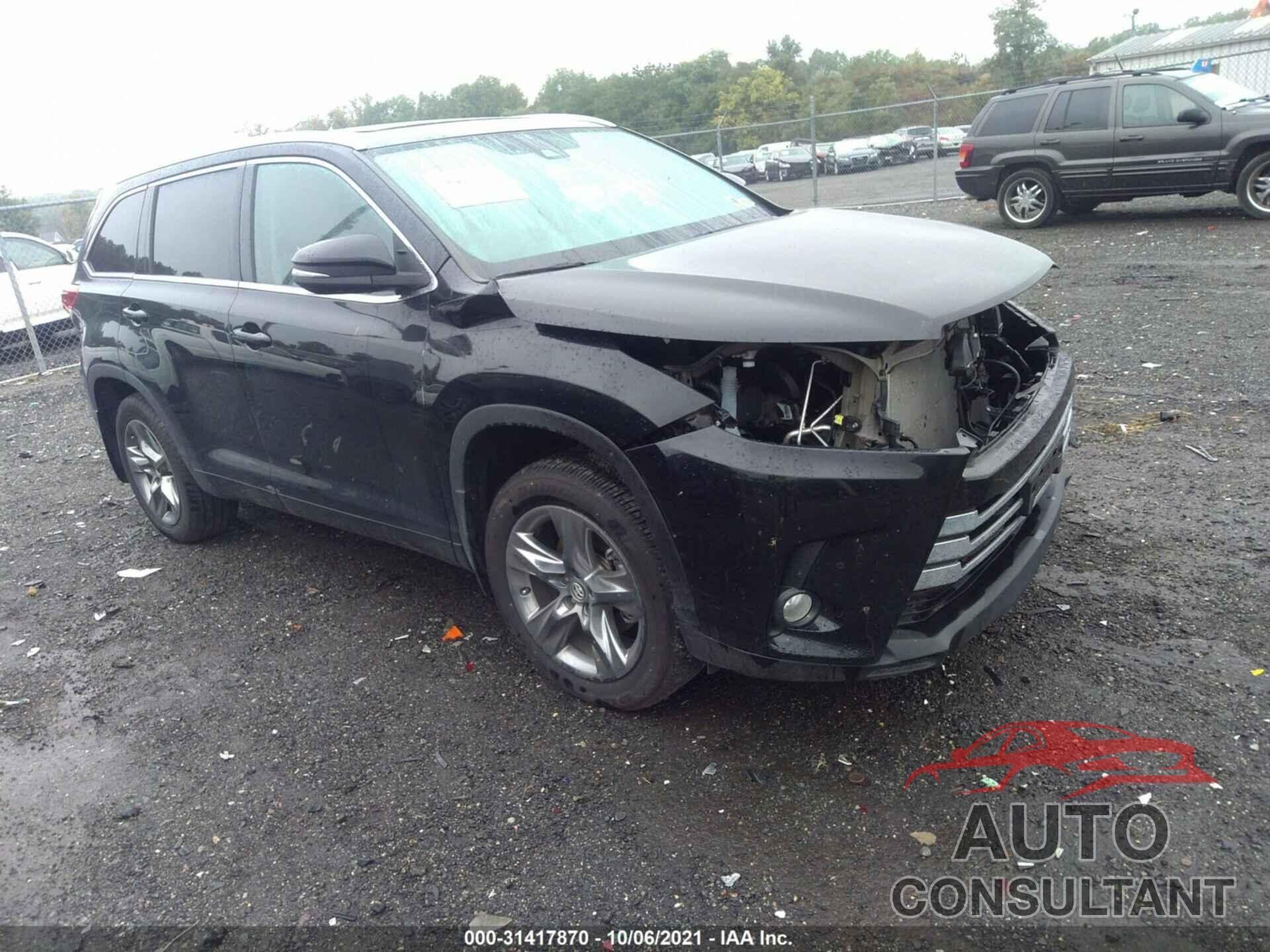 TOYOTA HIGHLANDER 2018 - 5TDDZRFH0JS844062