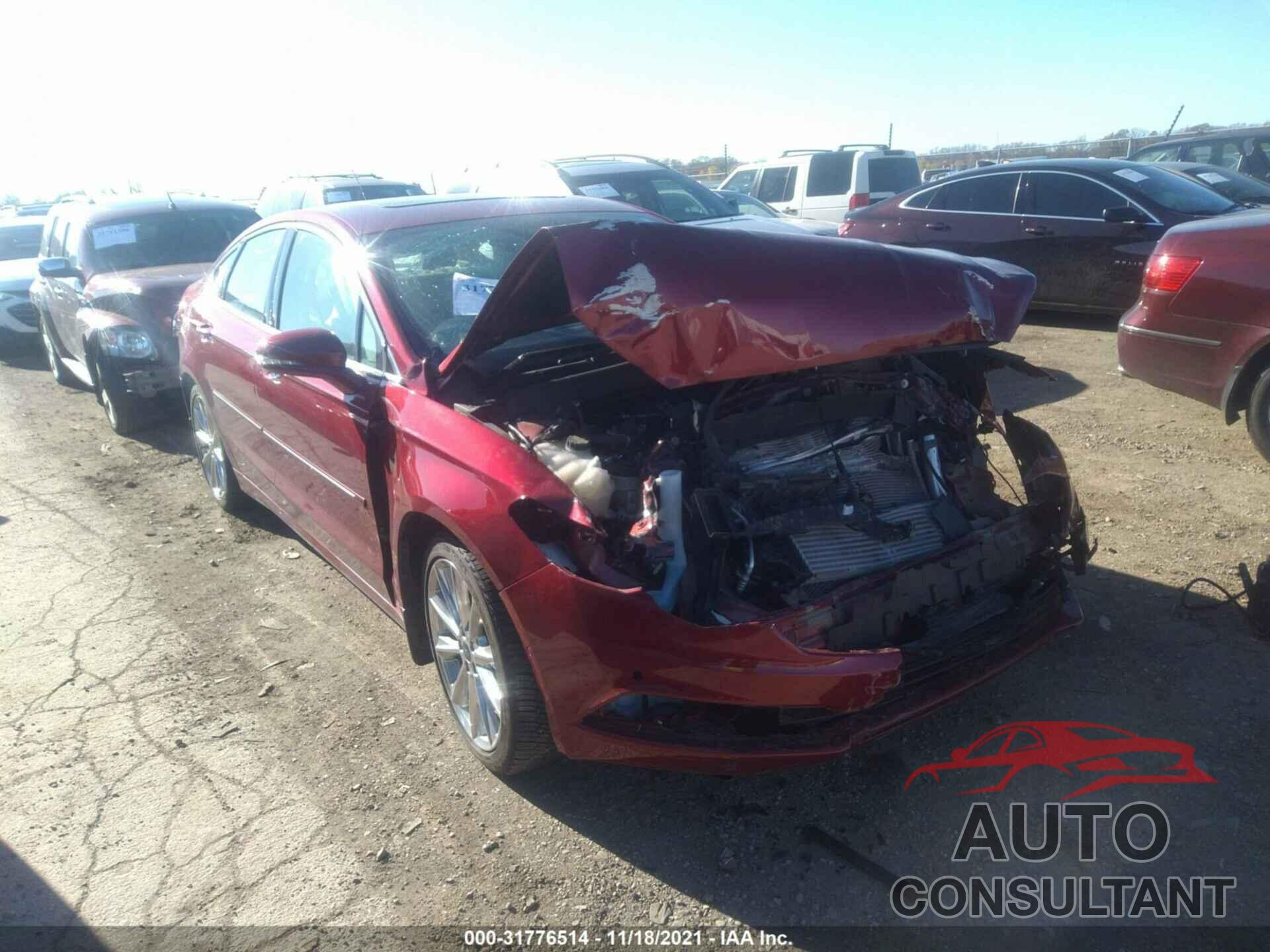 FORD FUSION 2017 - 3FA6P0D98HR120662