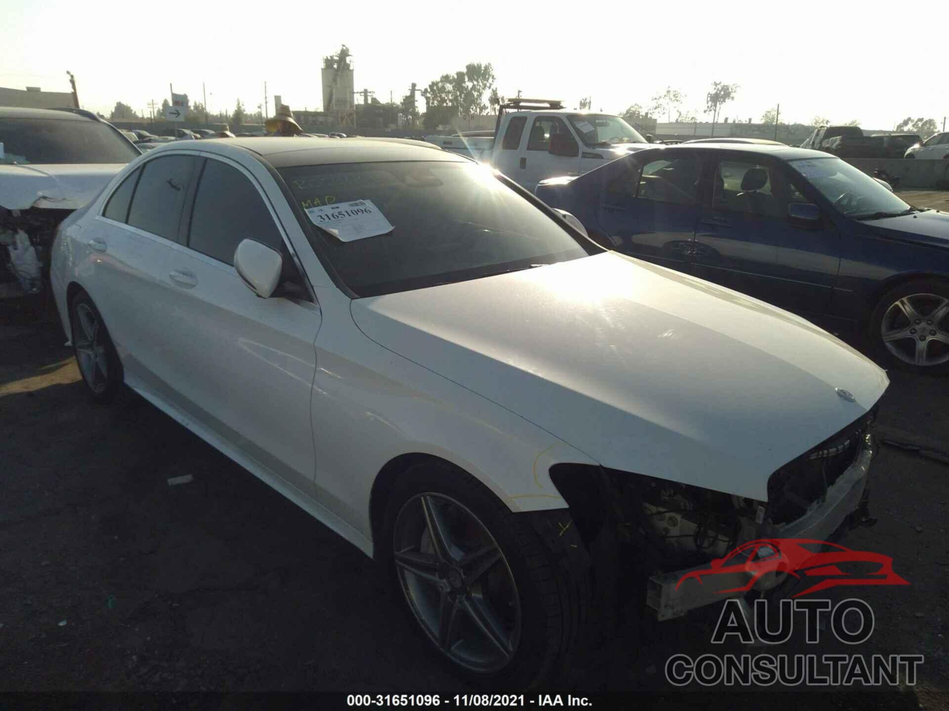 MERCEDES-BENZ C-CLASS 2017 - 55SWF4JB2HU190430