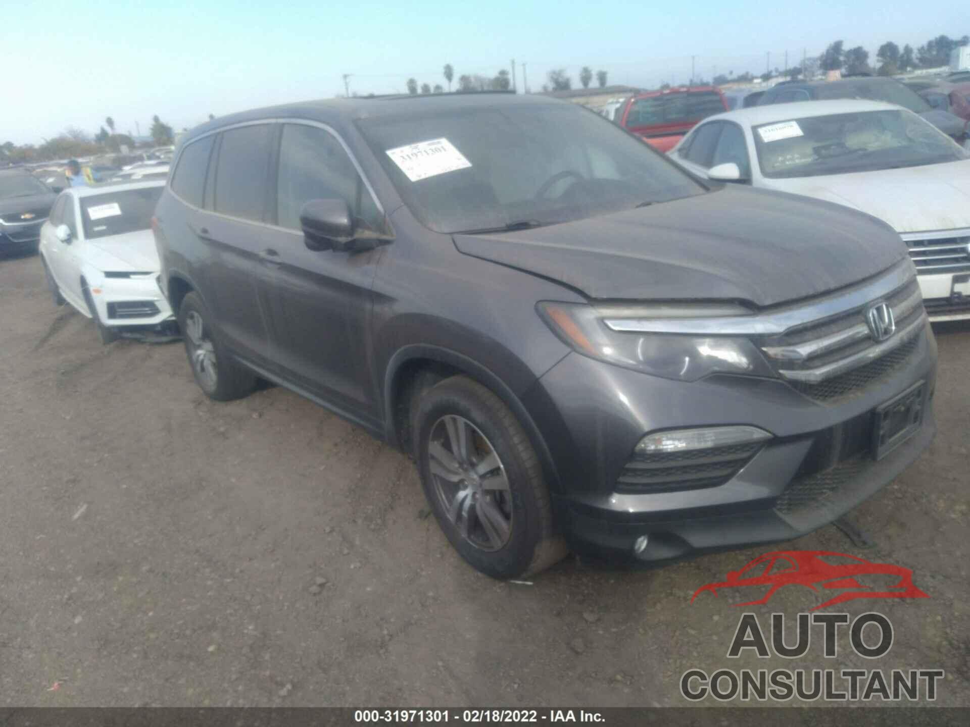 HONDA PILOT 2016 - 5FNYF5H80GB051504