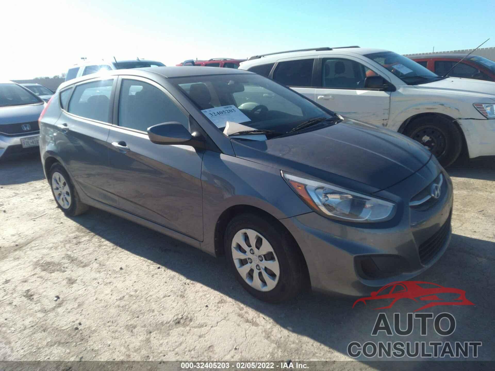 HYUNDAI ACCENT 2017 - KMHCT5AE7HU338524
